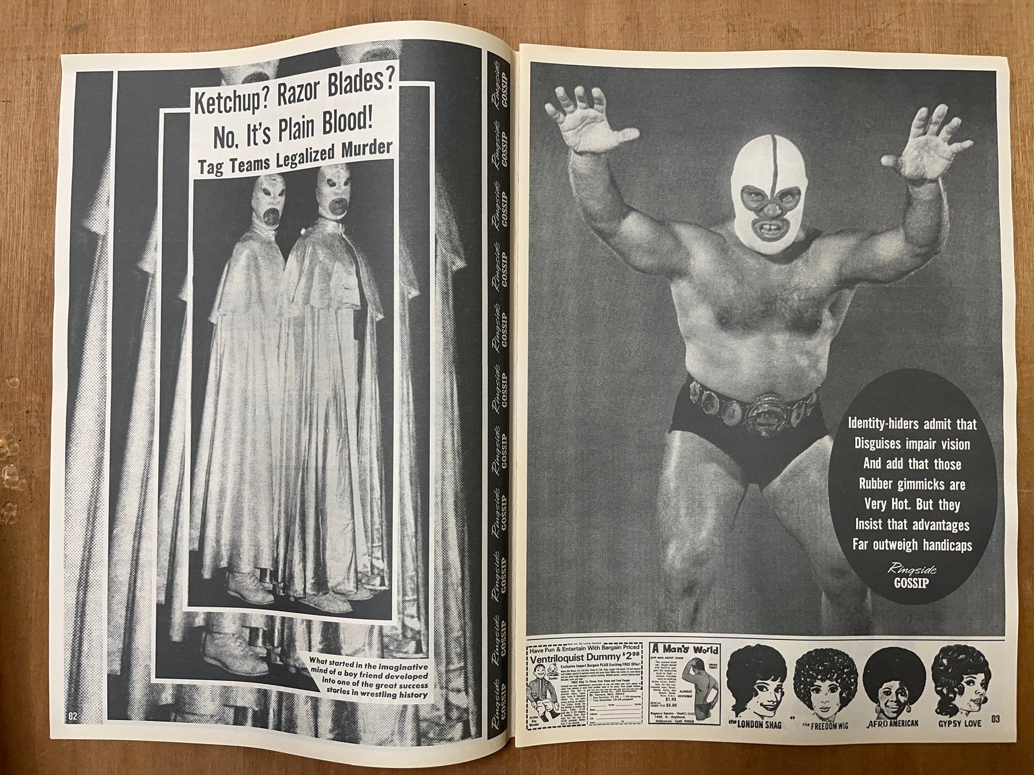 WRESTLING REVUE by Paul Bareham