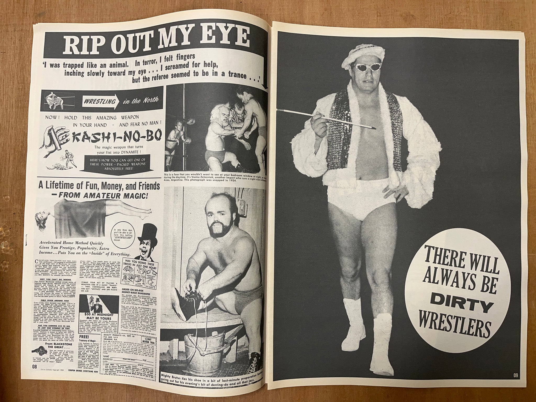 WRESTLING REVUE by Paul Bareham