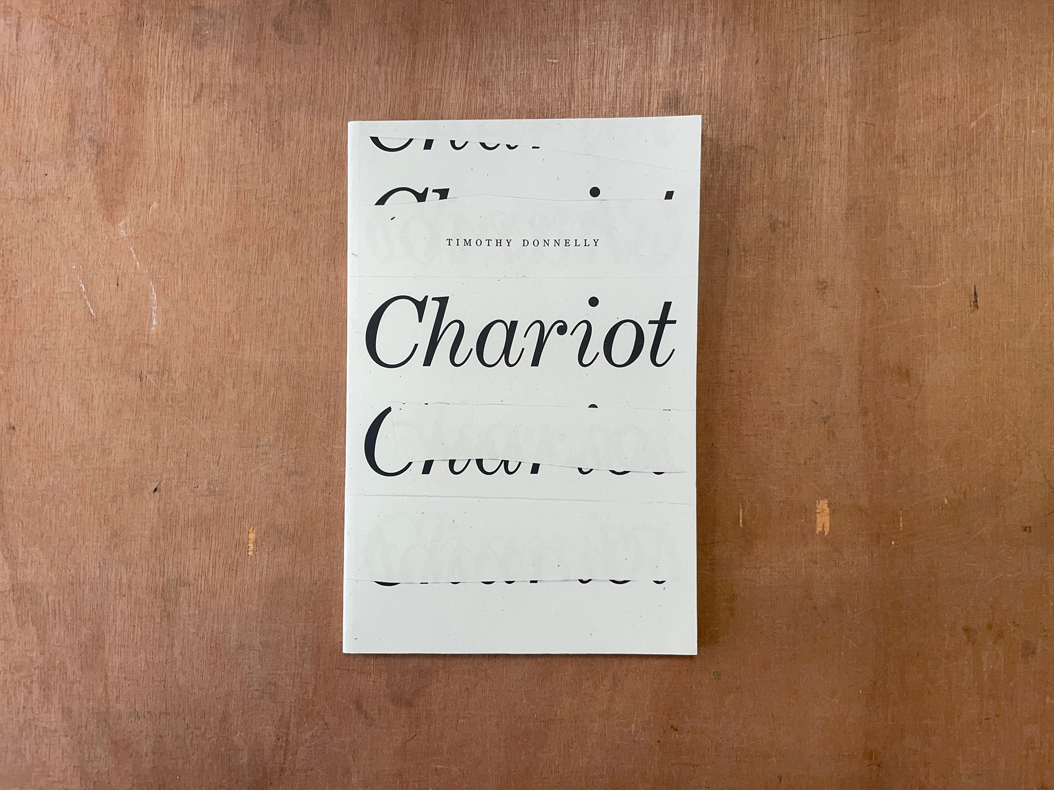 CHARIOT by Timothy Donnelly