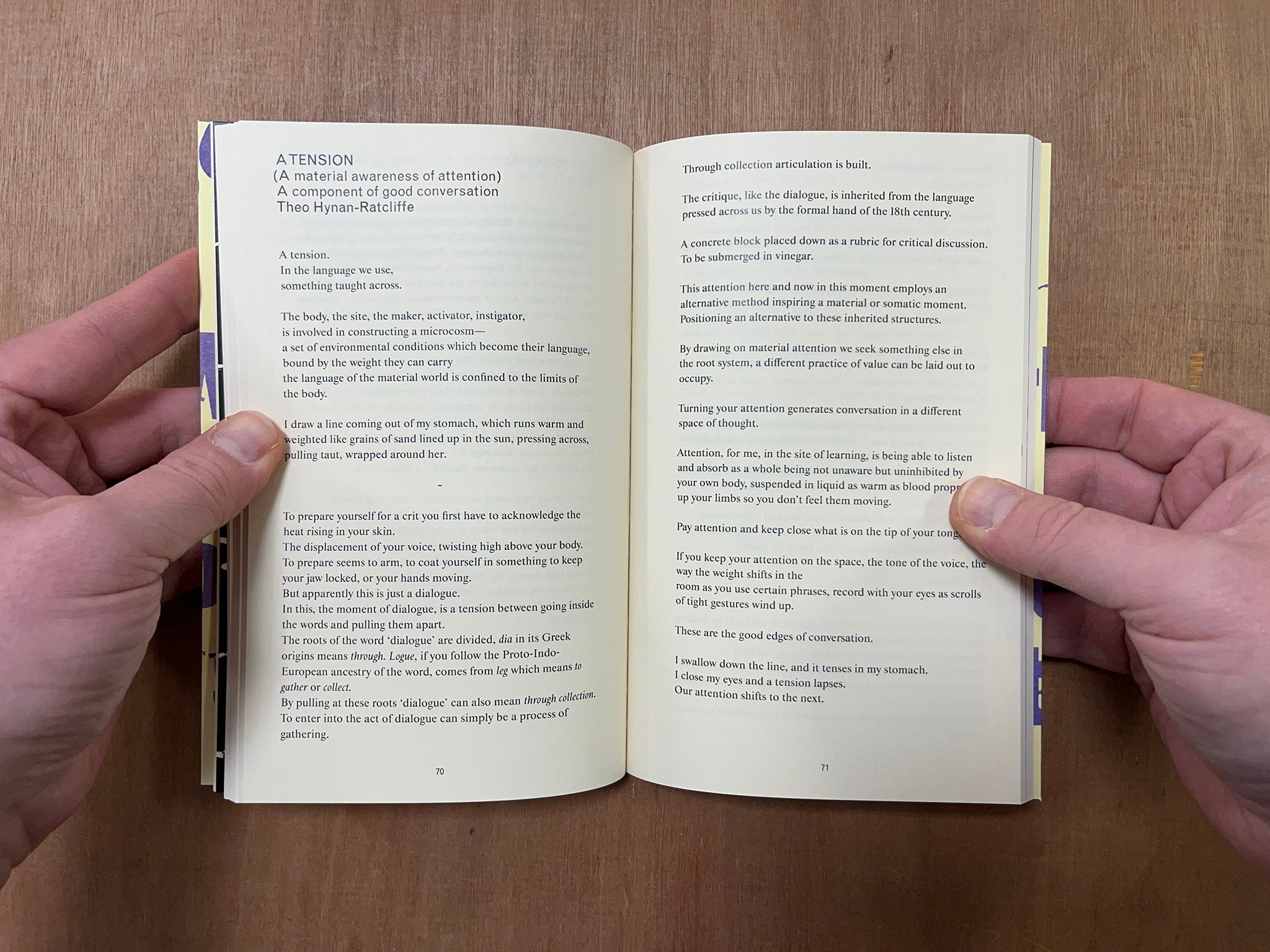 WORK ON CONVERSATION... by Kate Briggs & Laura Haynes