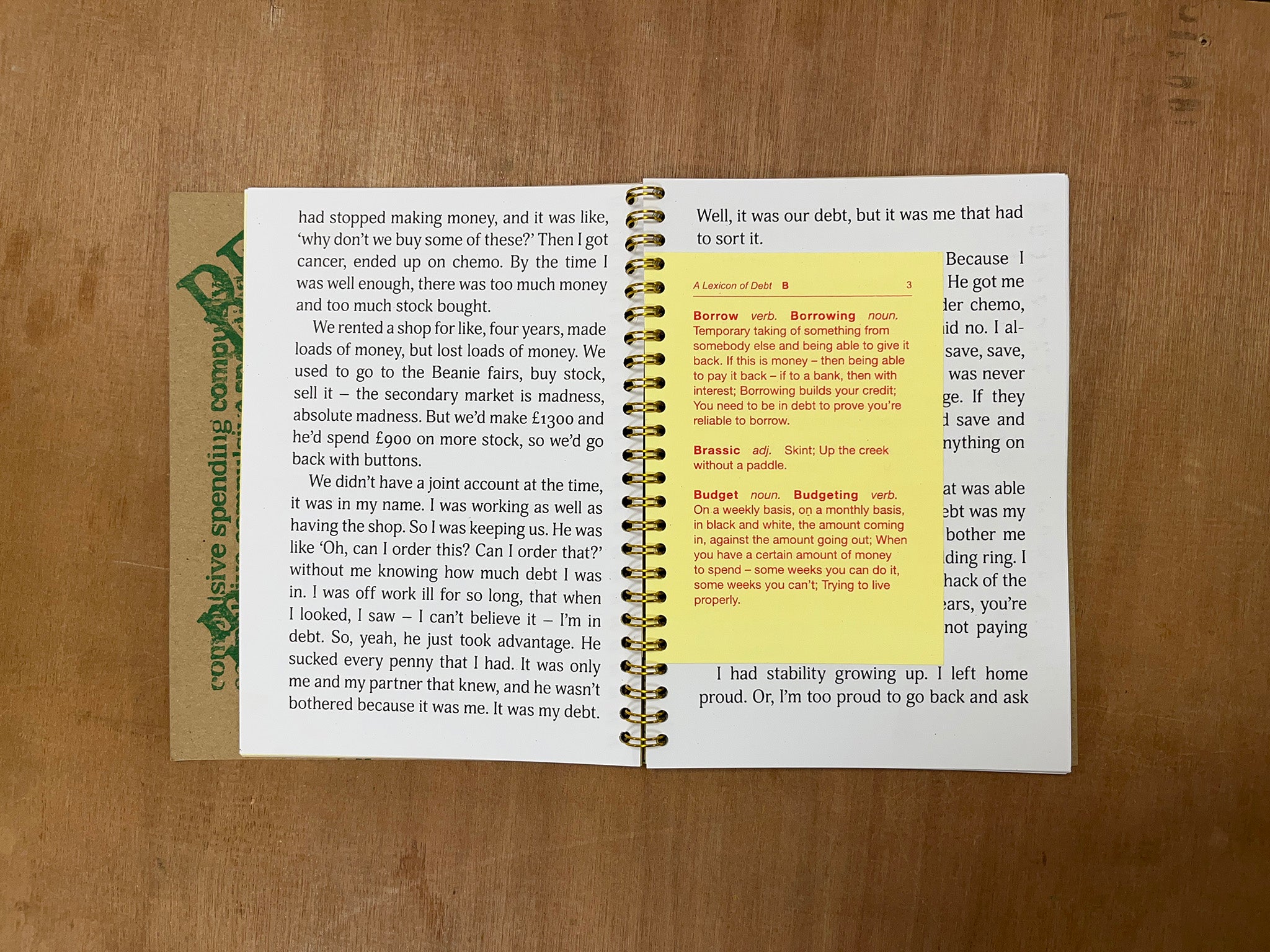 ELASTIC MONEY: A LEXICON OF DEBT