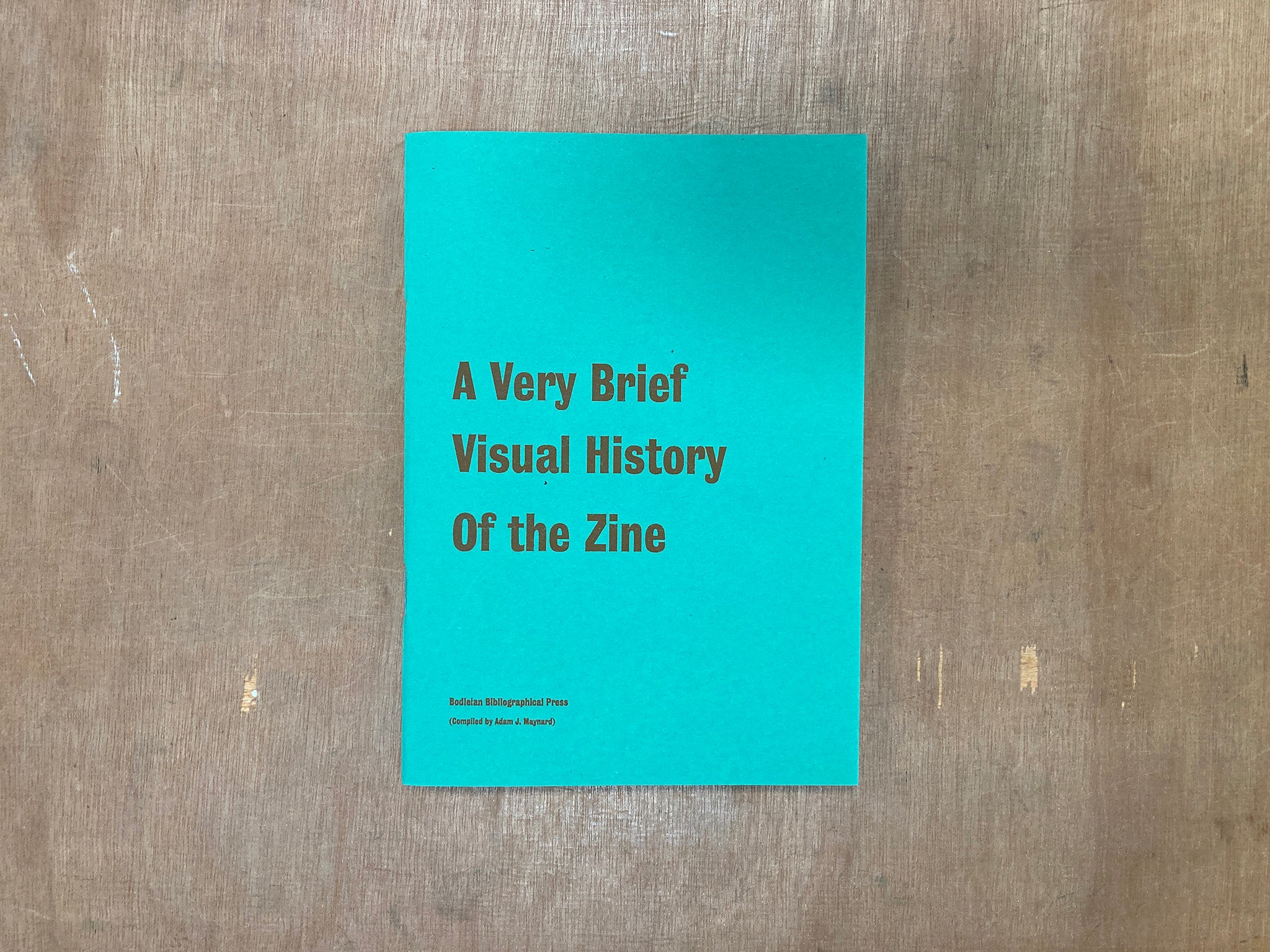 A VERY BRIEF VISUAL HISTORY OF THE ZINE by Adam J. Maynard – Good Press ...