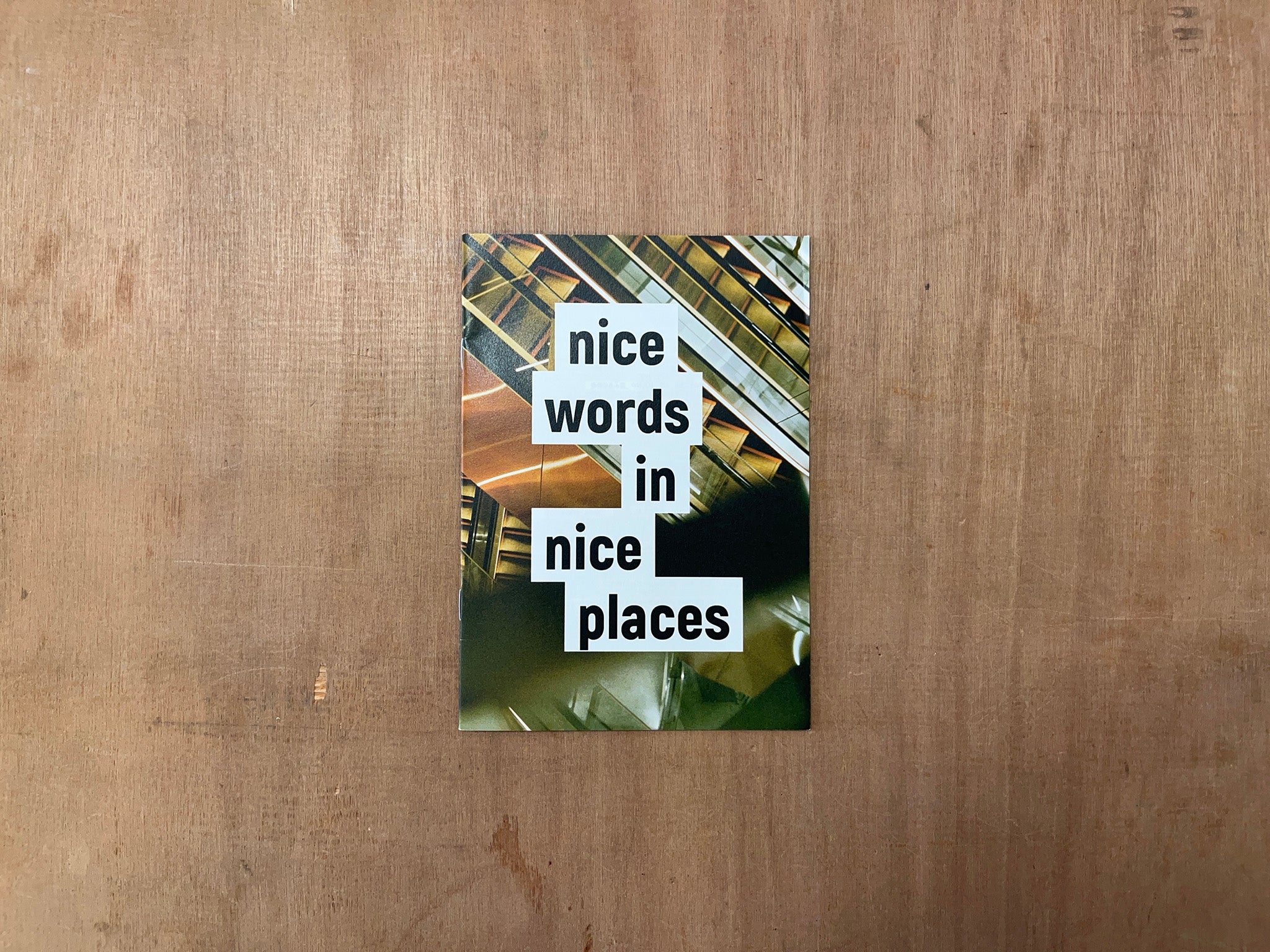 NICE WORDS IN NICE PLACES by Laura Avivar Valderas & Josh Wilson