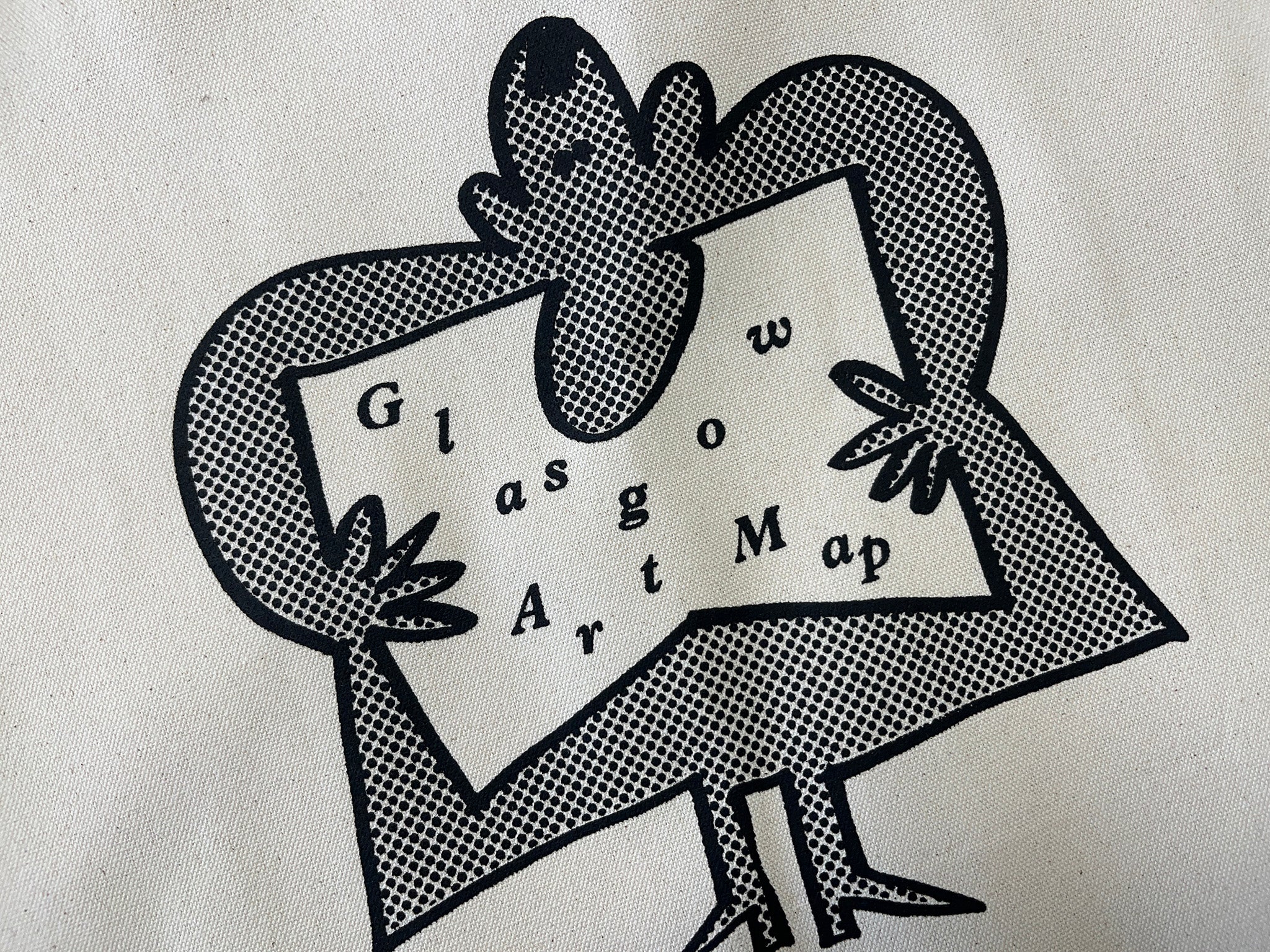 GLASGOW ART MAP TOTE BAG