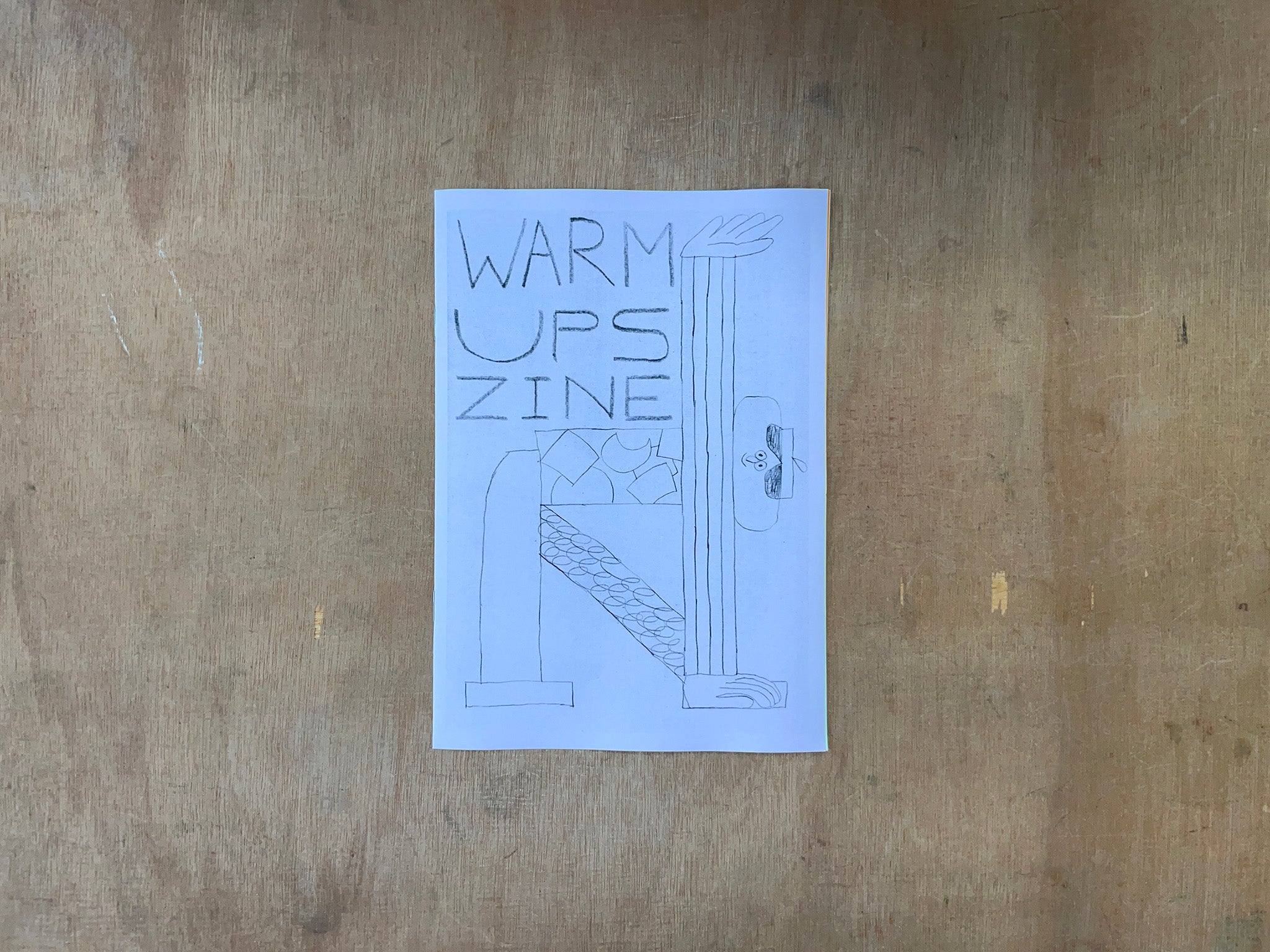 WARM UPS ZINE by Ed Cheverton