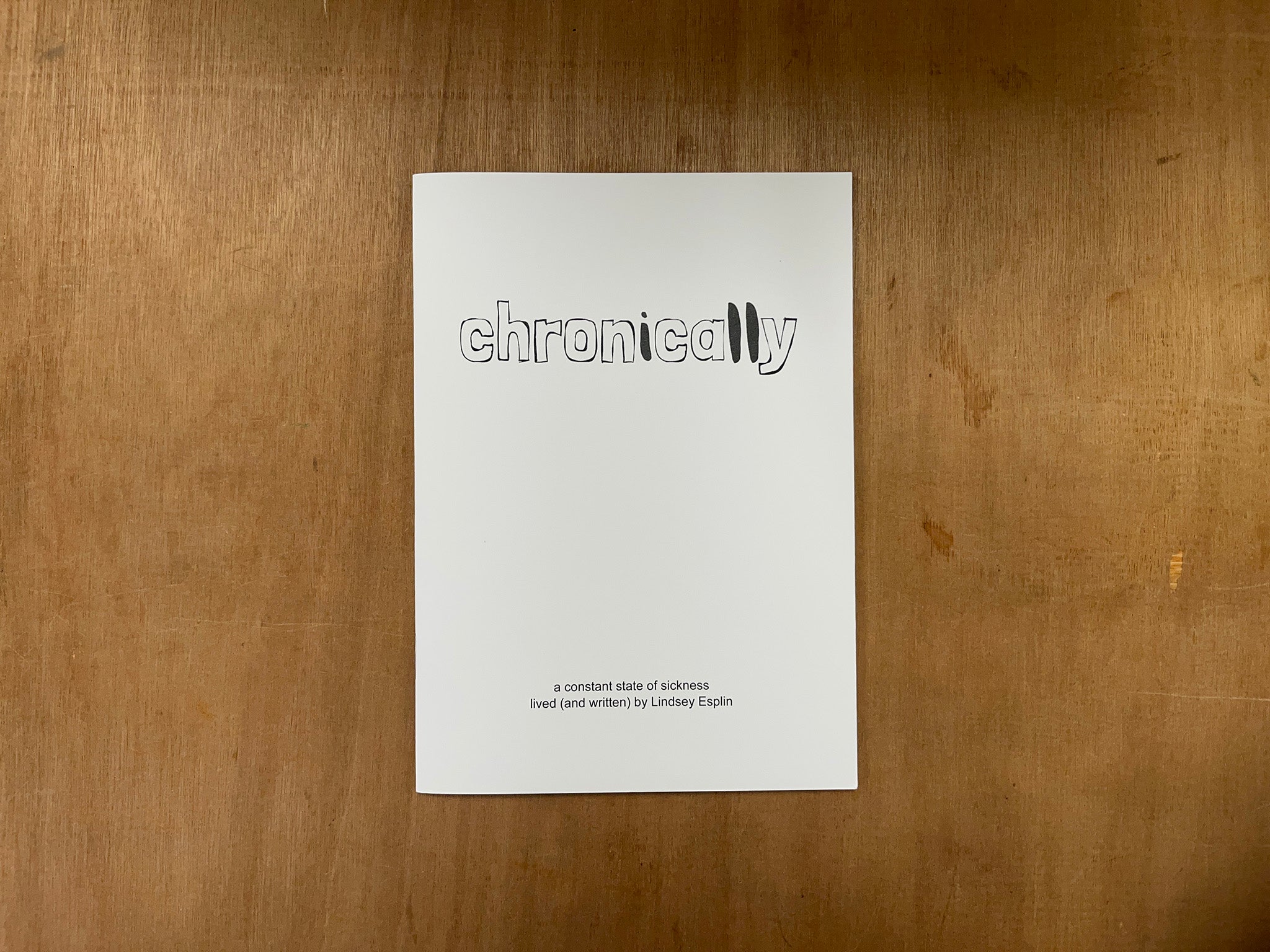 CHRONICALLY by Lindsey Esplin