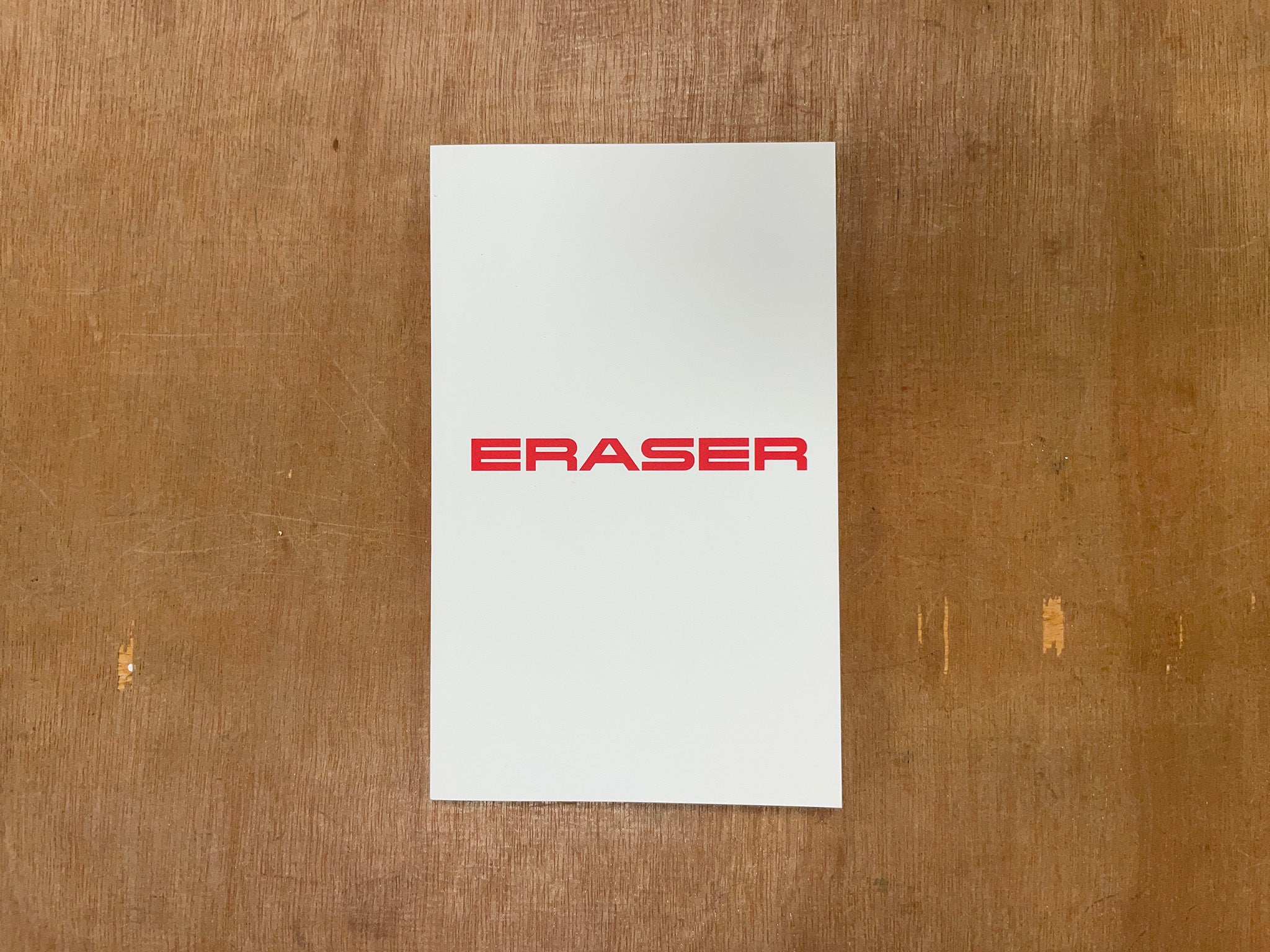 ERASER by Angharad Williams