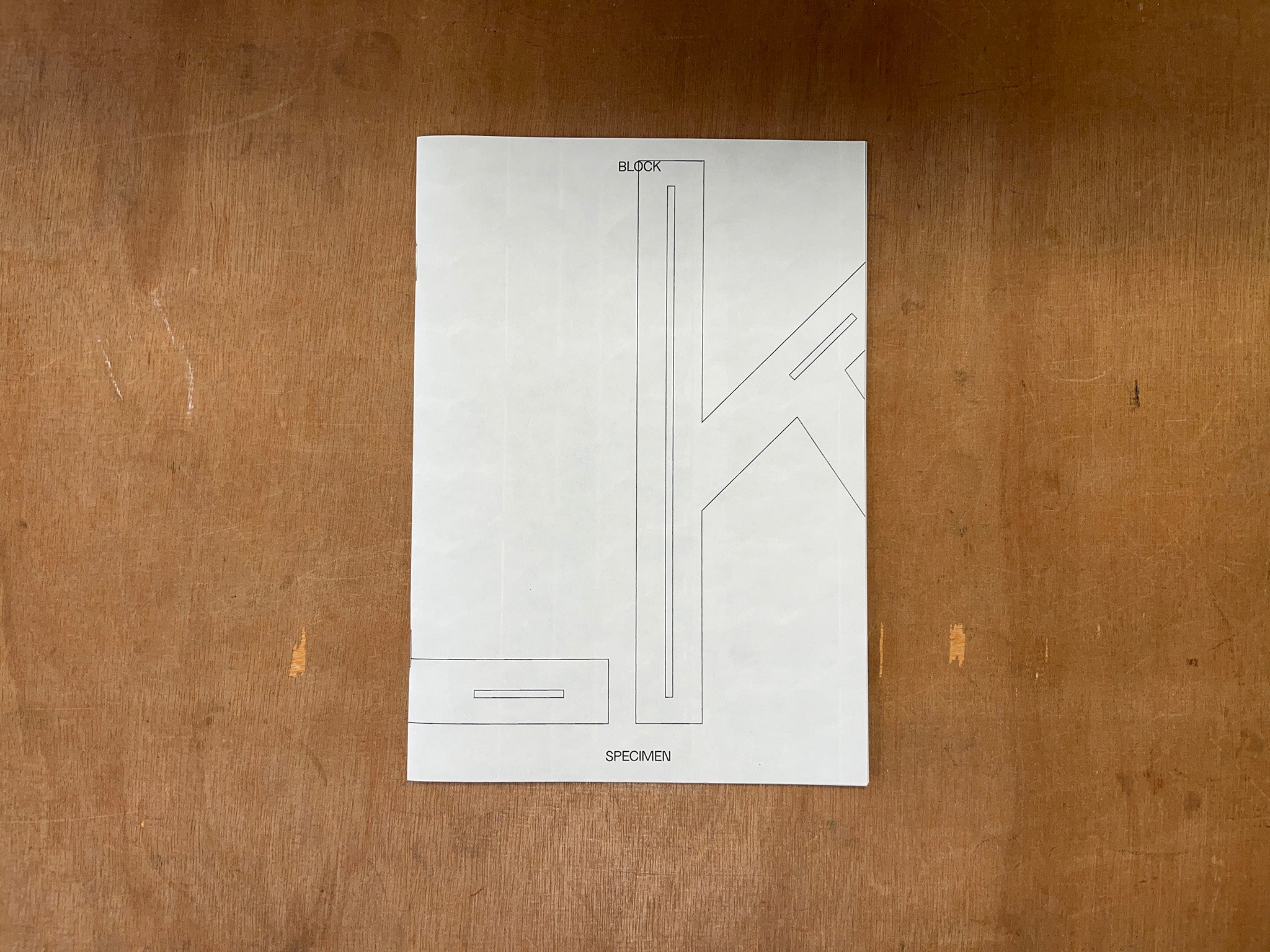 BLOCK TYPE SPECIMEN by Nikos Ho