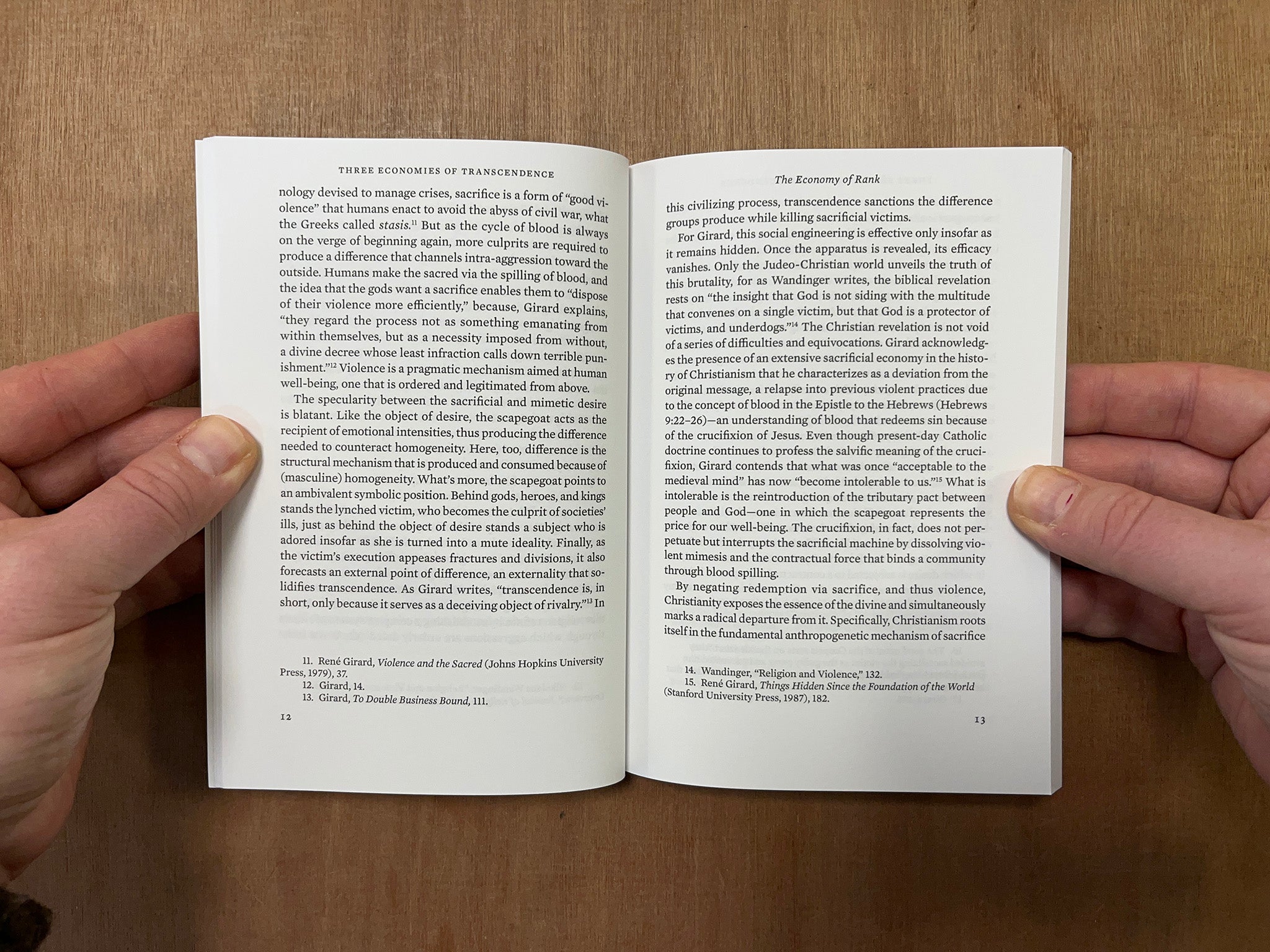 THREE ECONOMIES OF TRANSCENDENCE by Andrea Righi