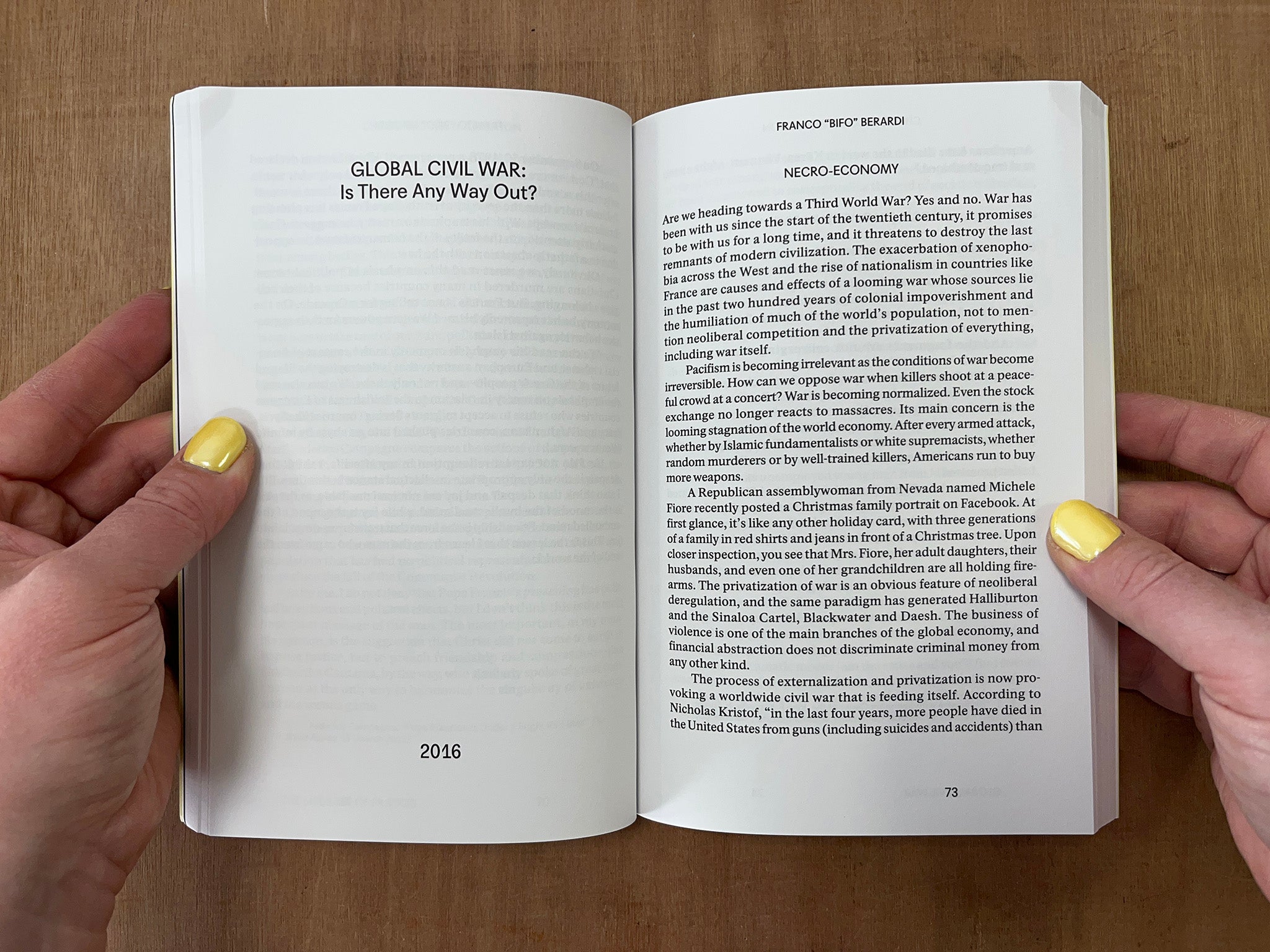 CHAOS AND THE AUTOMATON by Franco “Bifo” Berardi
