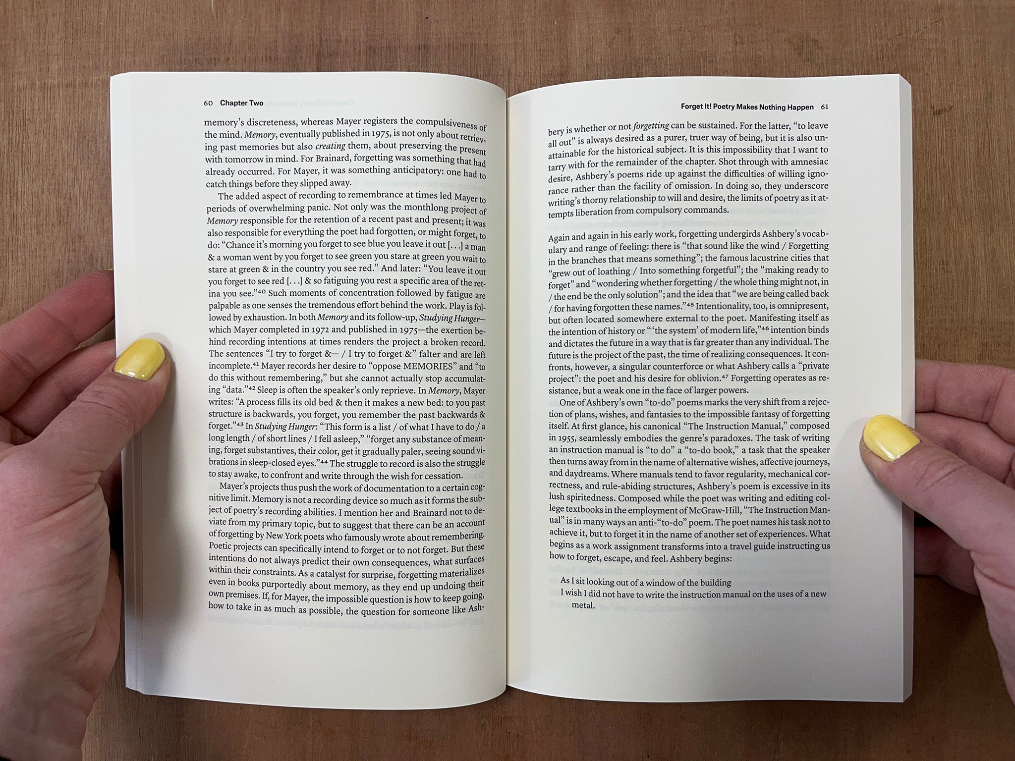SLIPS OF THE MIND: POETRY AS FORGETTING by Jennifer Soong