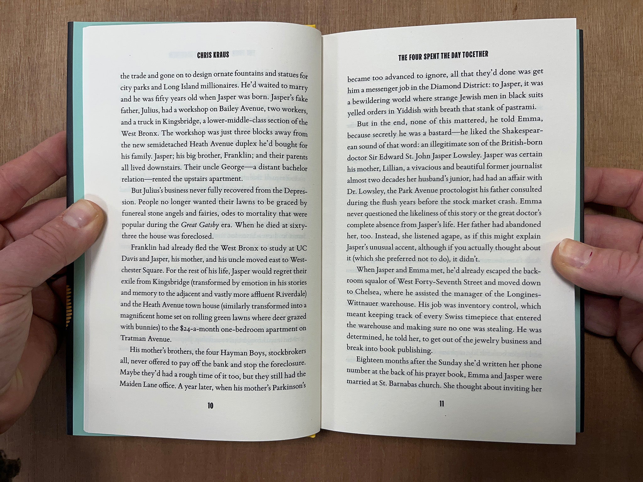 THE FOUR SPENT THE DAY TOGETHER by Chris Kraus