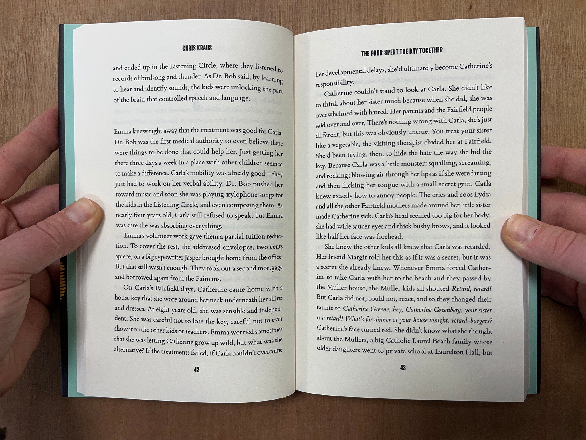 THE FOUR SPENT THE DAY TOGETHER by Chris Kraus