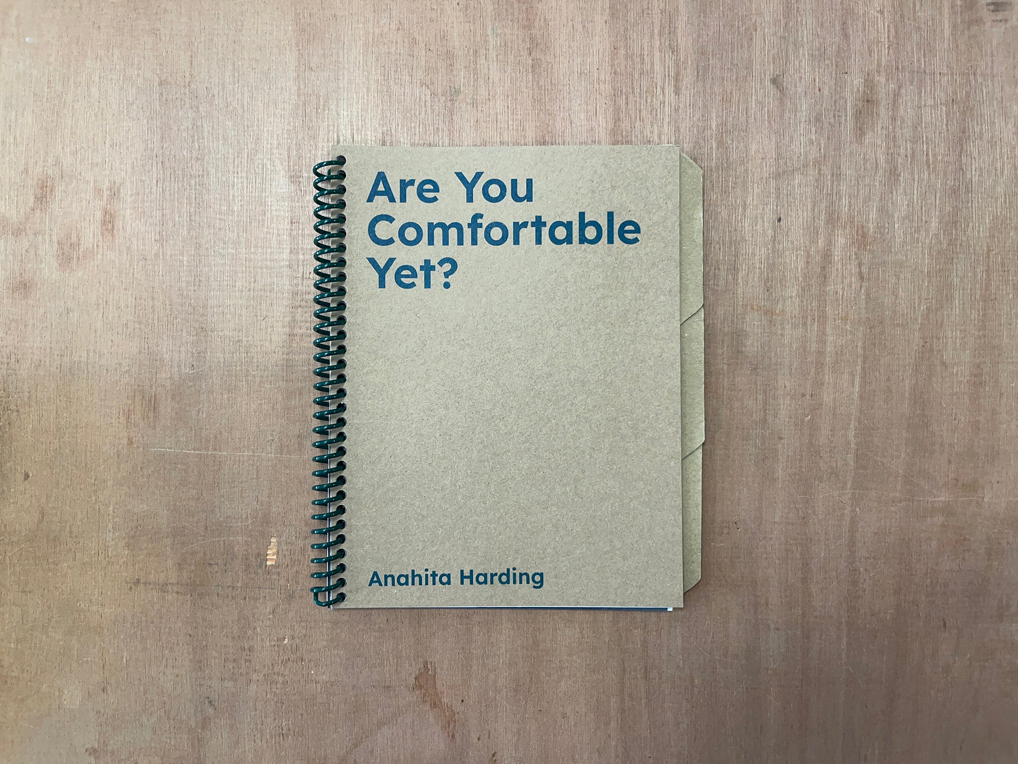 ARE YOU COMFORTABLE YET? by Anahita Harding