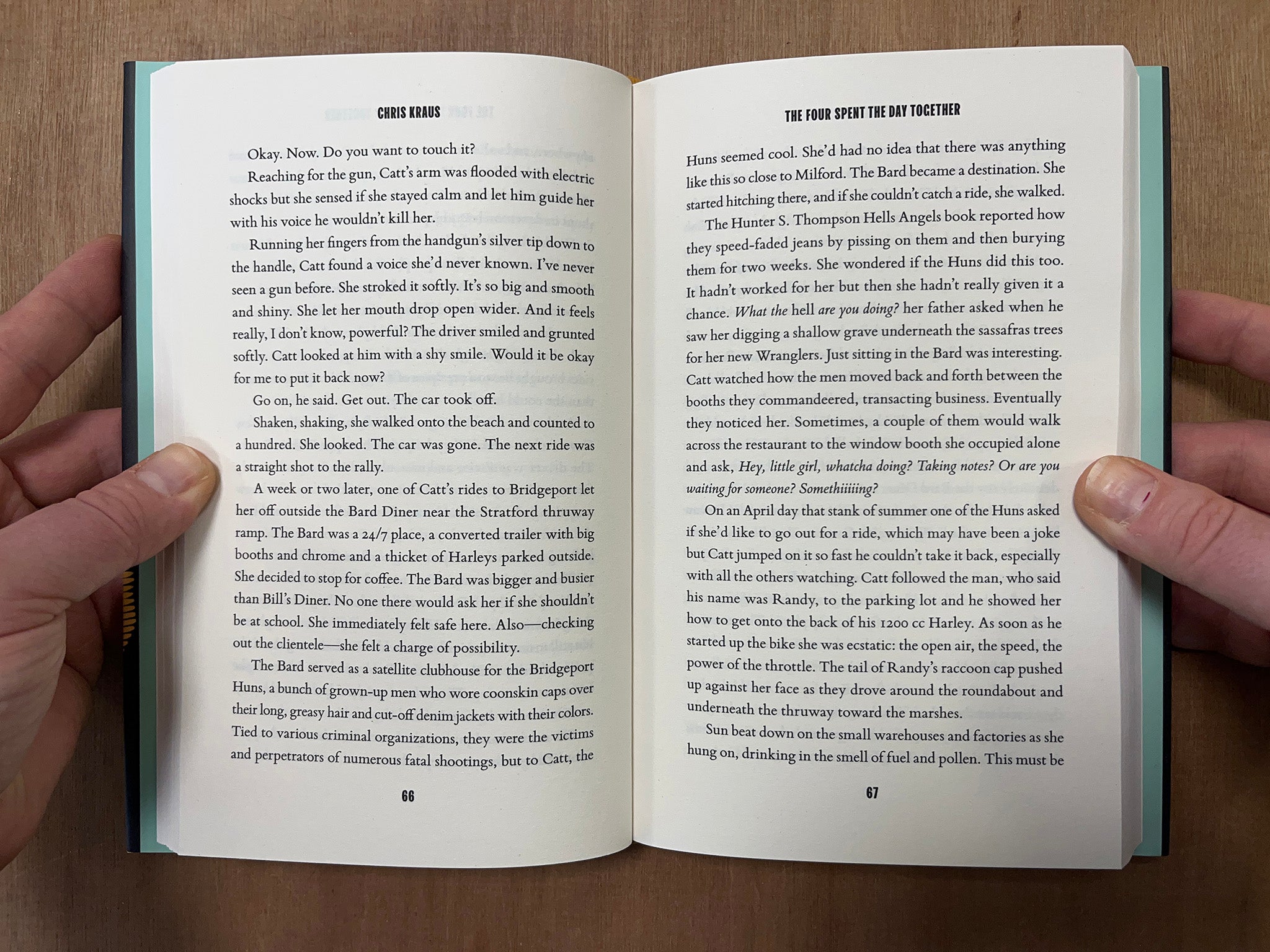 THE FOUR SPENT THE DAY TOGETHER by Chris Kraus