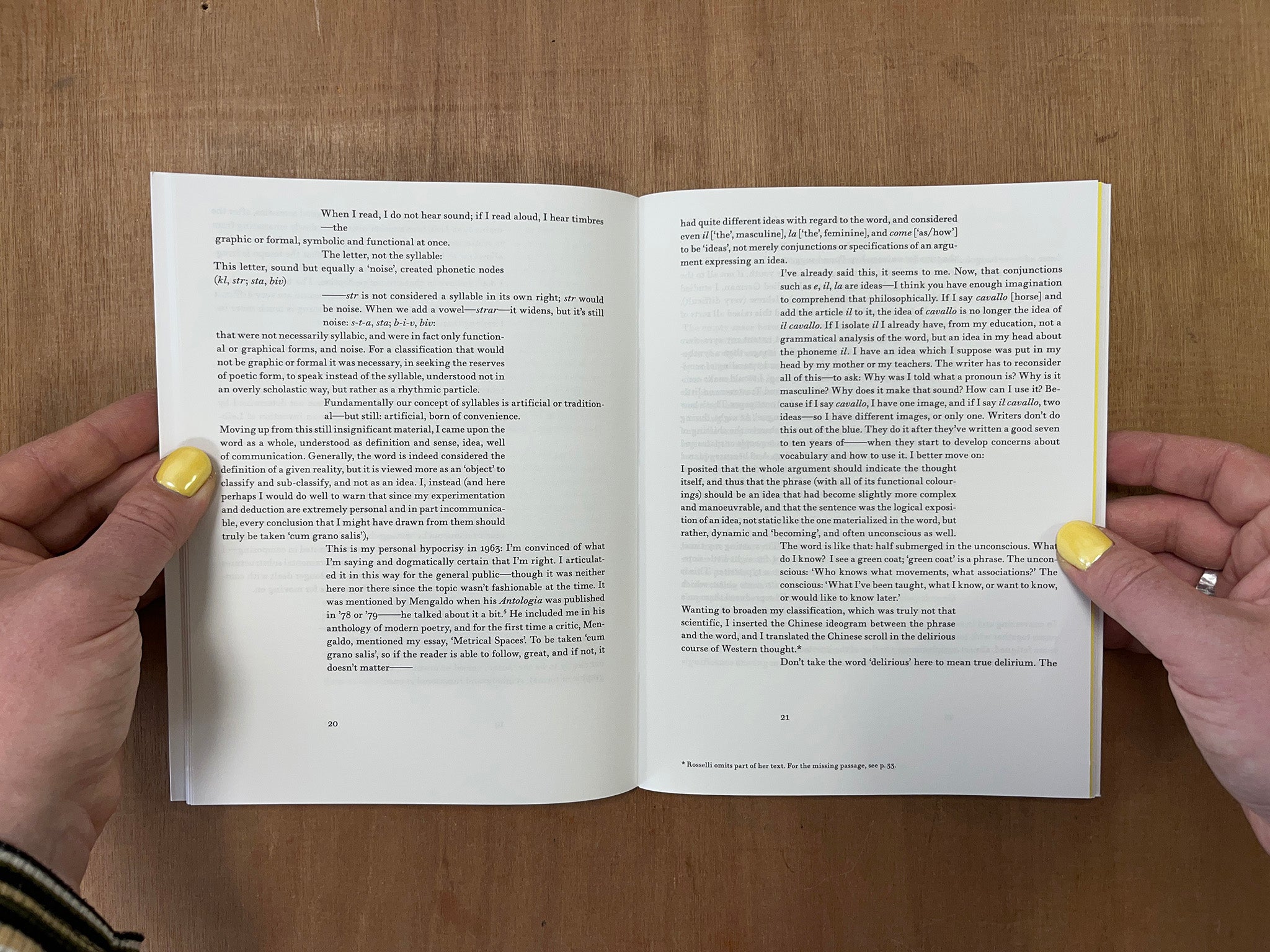 THE YELLOW PAPERS 7: DELIRIOUS VERSE by Amelia Rosselli