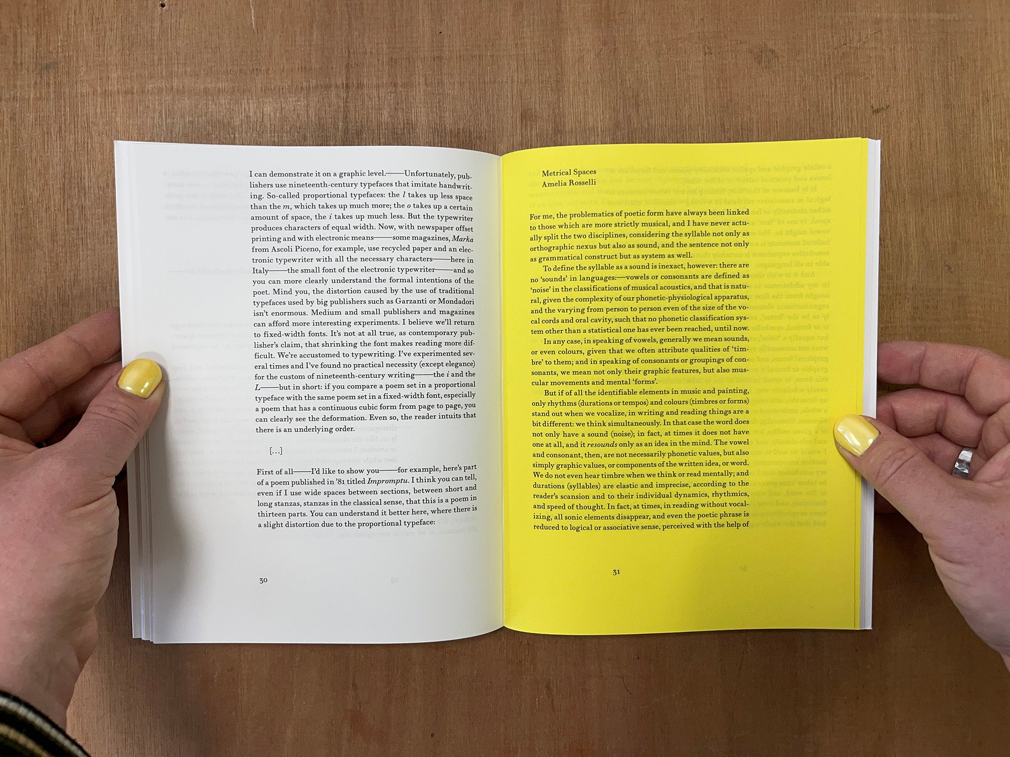 THE YELLOW PAPERS 7: DELIRIOUS VERSE by Amelia Rosselli