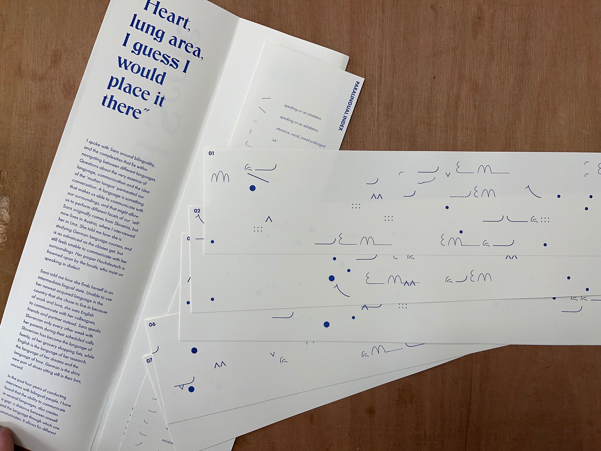 A PARALINGUAL SCORE by Clara Mosconi
