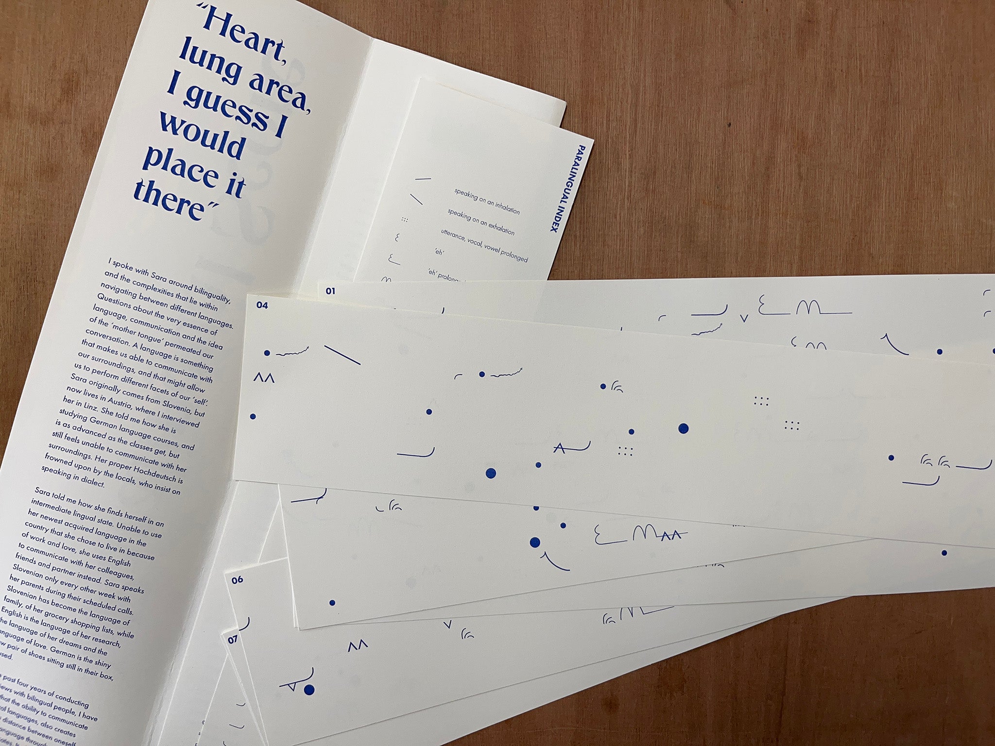 A PARALINGUAL SCORE by Clara Mosconi