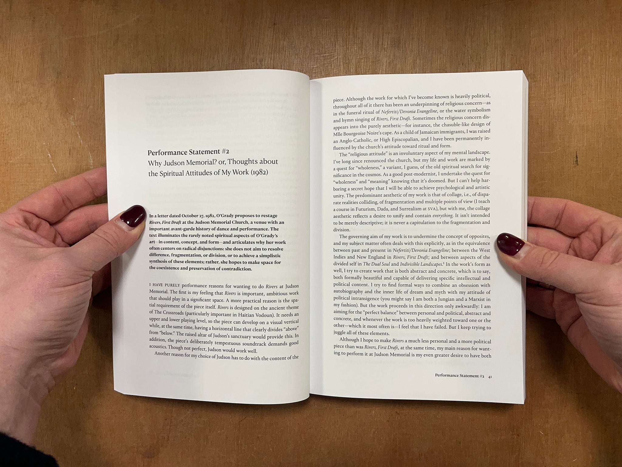 LORRAINE O'GRADY: WRITING IN SPACE, 1973–2019 Edited by Aruna D'Souza