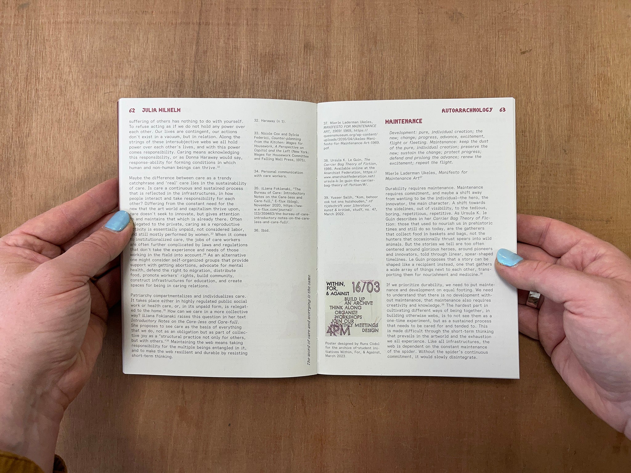 PROMISCUOUS INFRASTRUCTURES: PRACTICING CARE by Michelle Teran & Marc Herbst (Eds.)