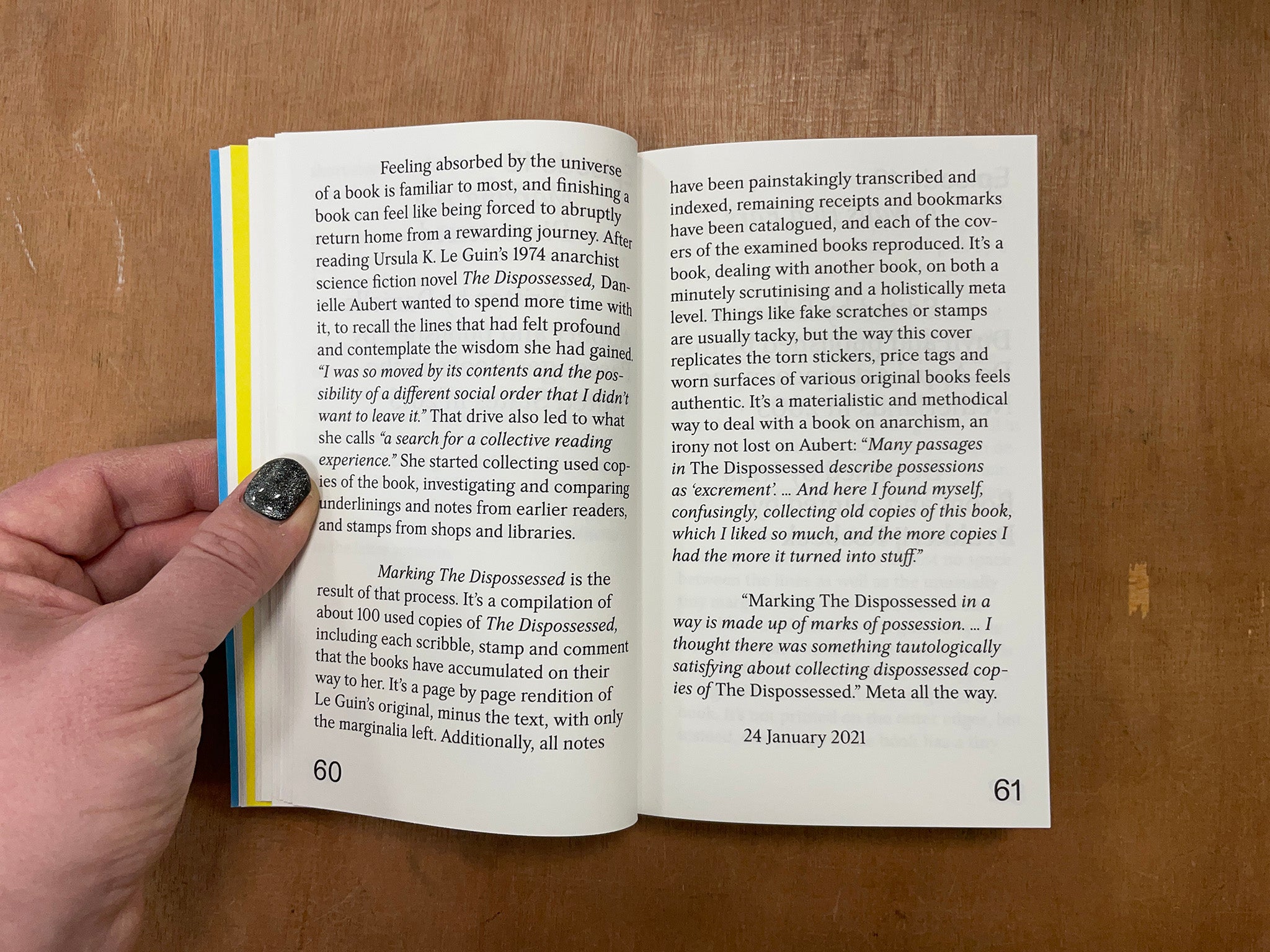 NOTES ON BOOK DESIGN by Siri Lee Lindskrog & Amanda-Li Kollberg