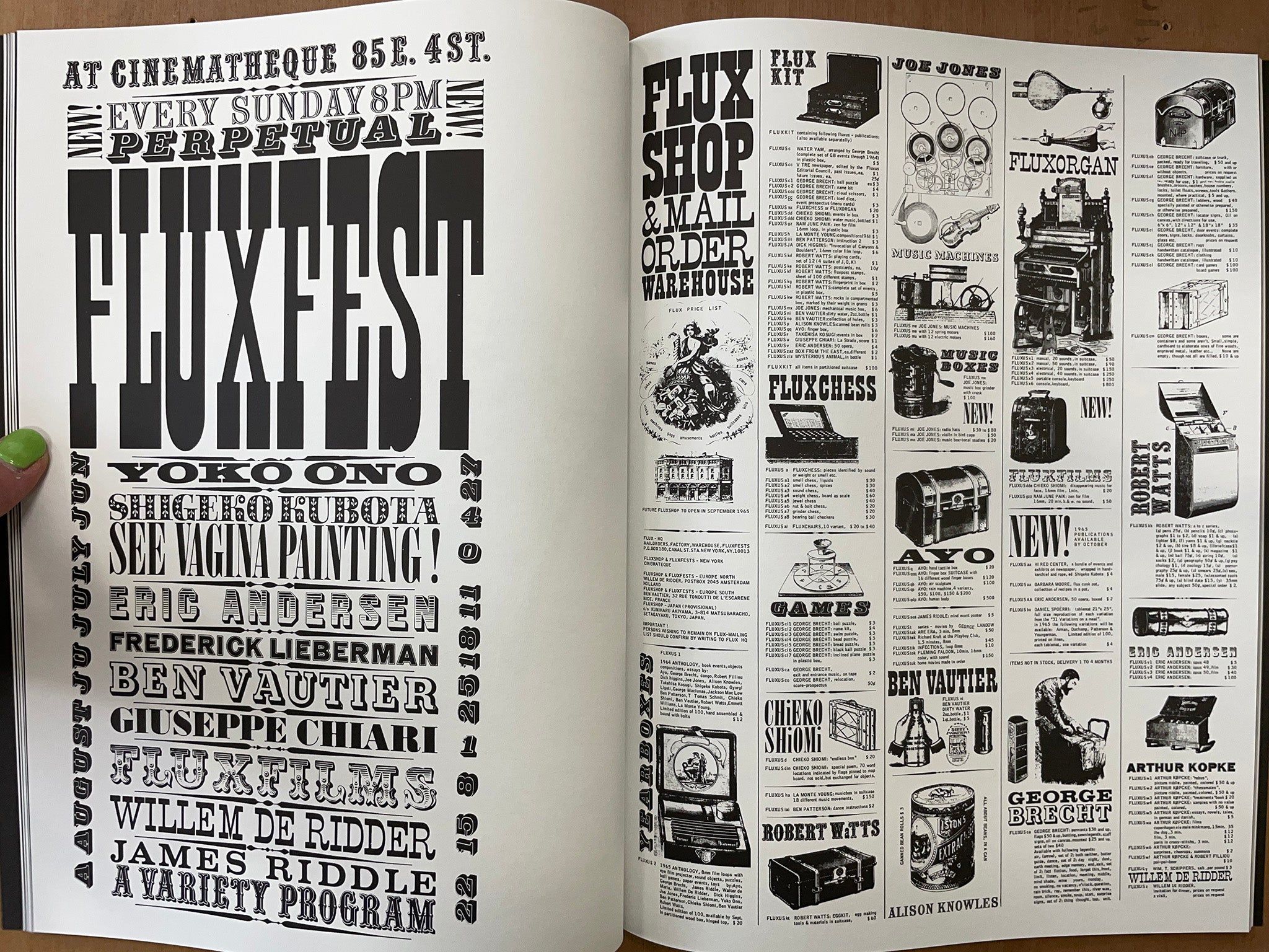 THE FLUXUS NEWSPAPER by Various Artists – Good Press — good books