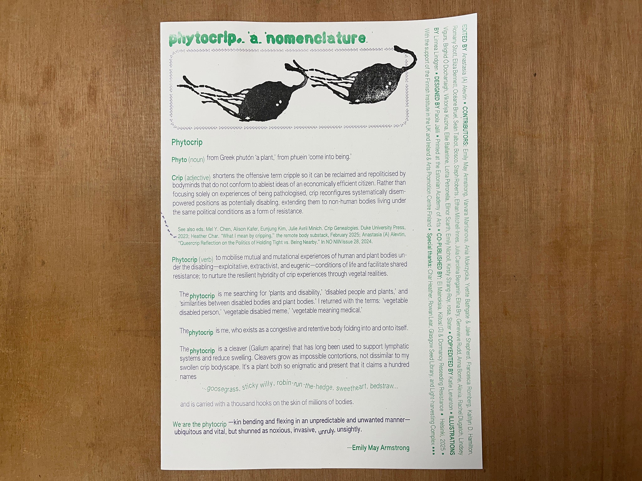 PHYTOCRIP, A NOMENCLATURE by Anastasia (A) Alevtin (Ed.)