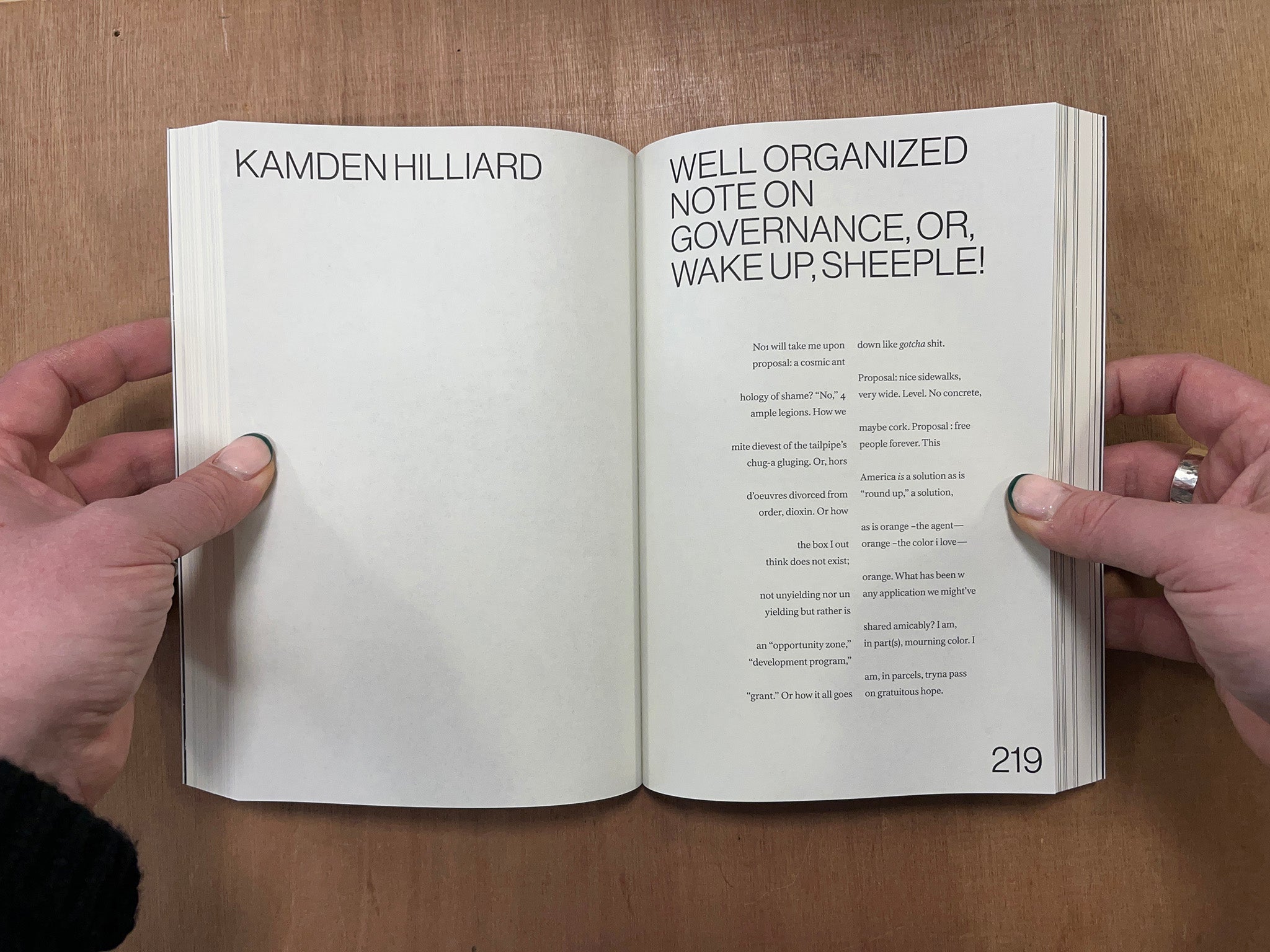 WE WANT IT ALL: AN ANTHOLOGY OF RADICAL TRANS POETICS Edited by Andrea Abi-Karam & Kay Gabriel