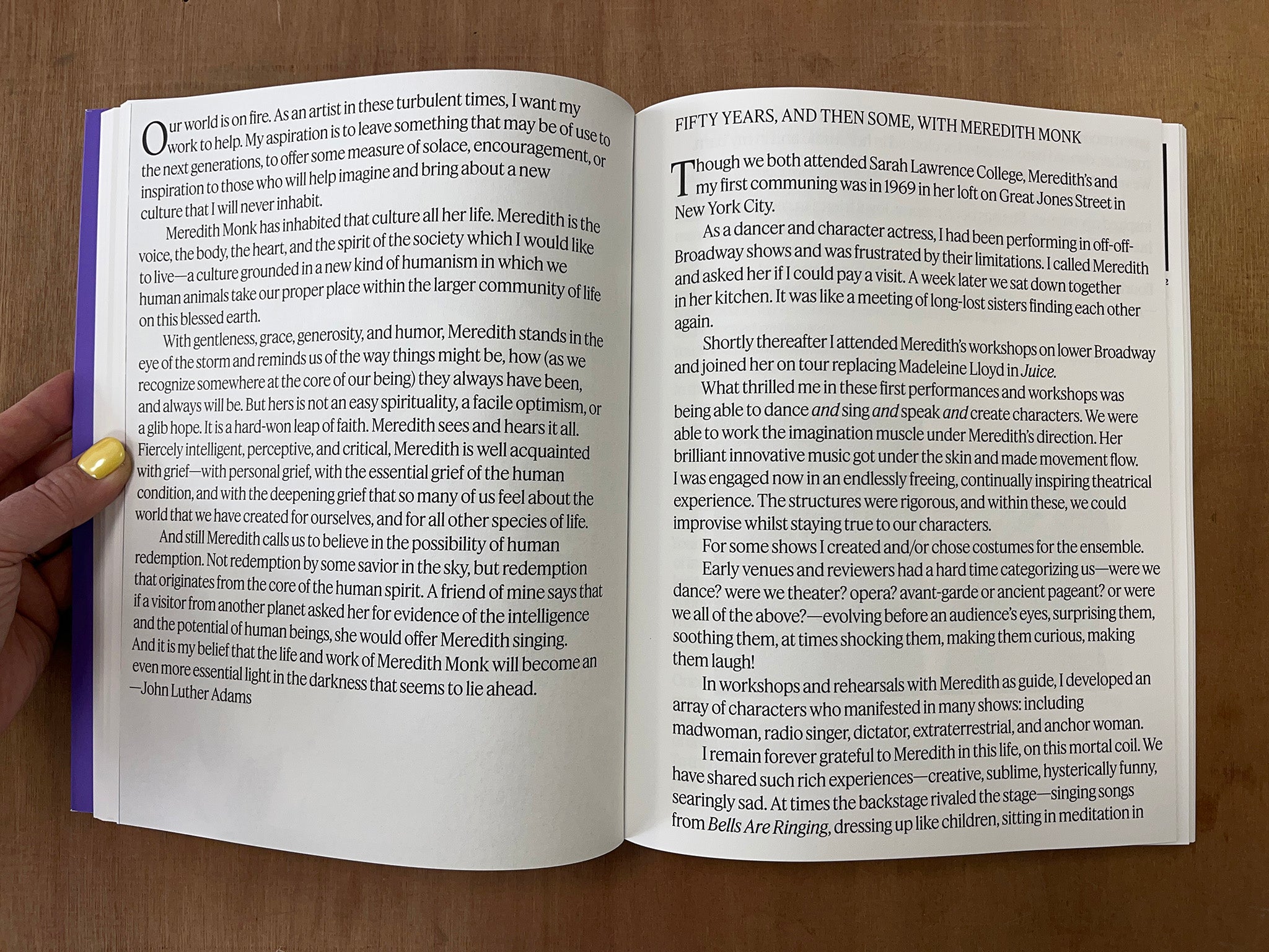 MEREDITH MONK: CALLING by Anna Schneider (Ed.)