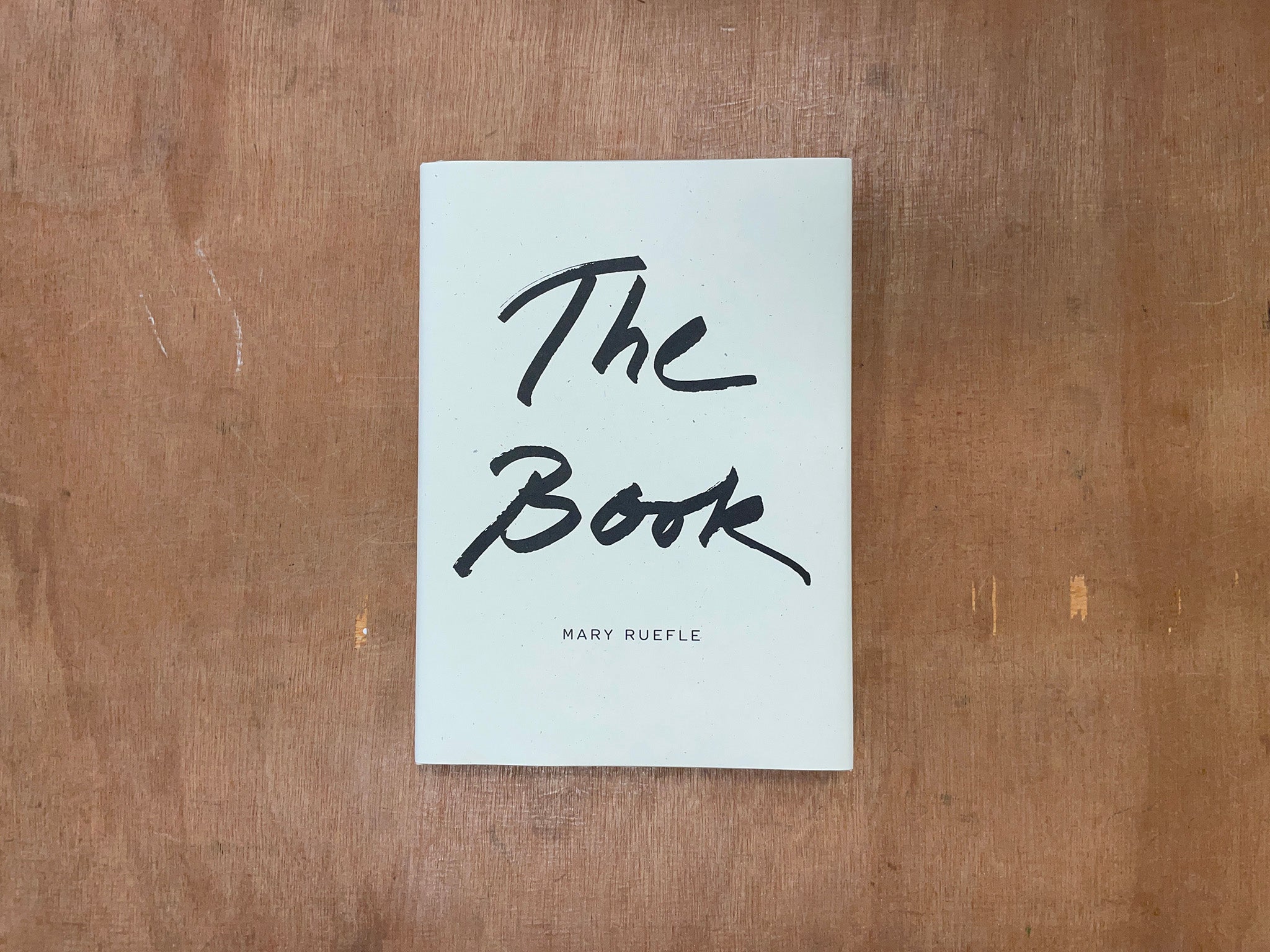 THE BOOK by Mary Ruefle