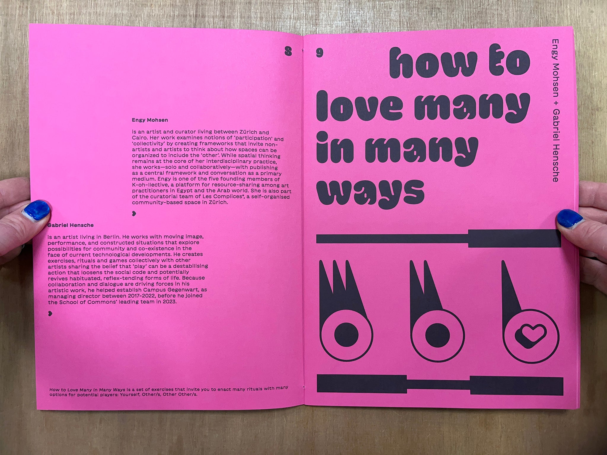 HOW TO LOVE MANY IN MANY WAYS Edited by Engy Mohsen & Gabriel Hensche