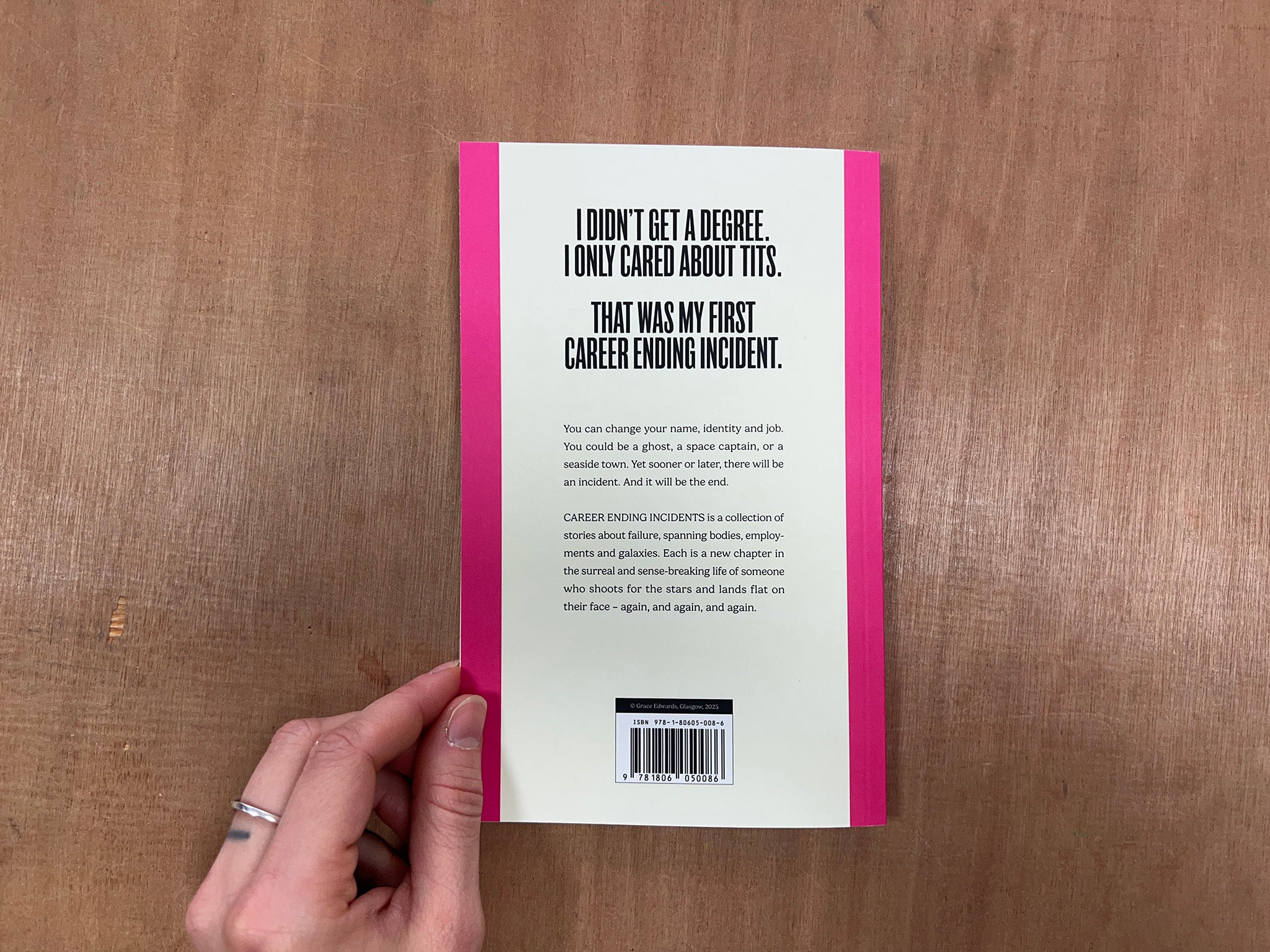 CAREER ENDING INCIDENTS by Grace Edwards