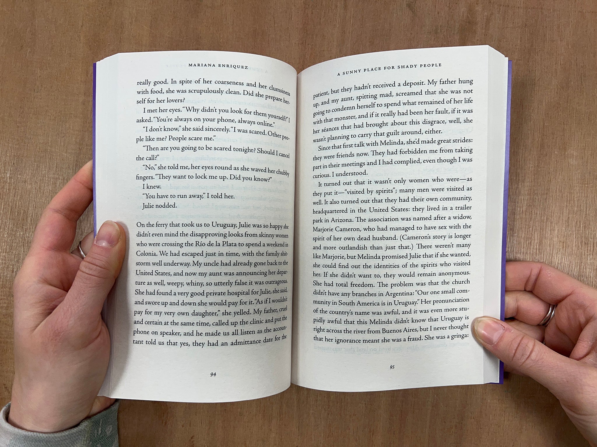 A SUNNY PLACE FOR SHADY PEOPLE by Mariana Enriquez