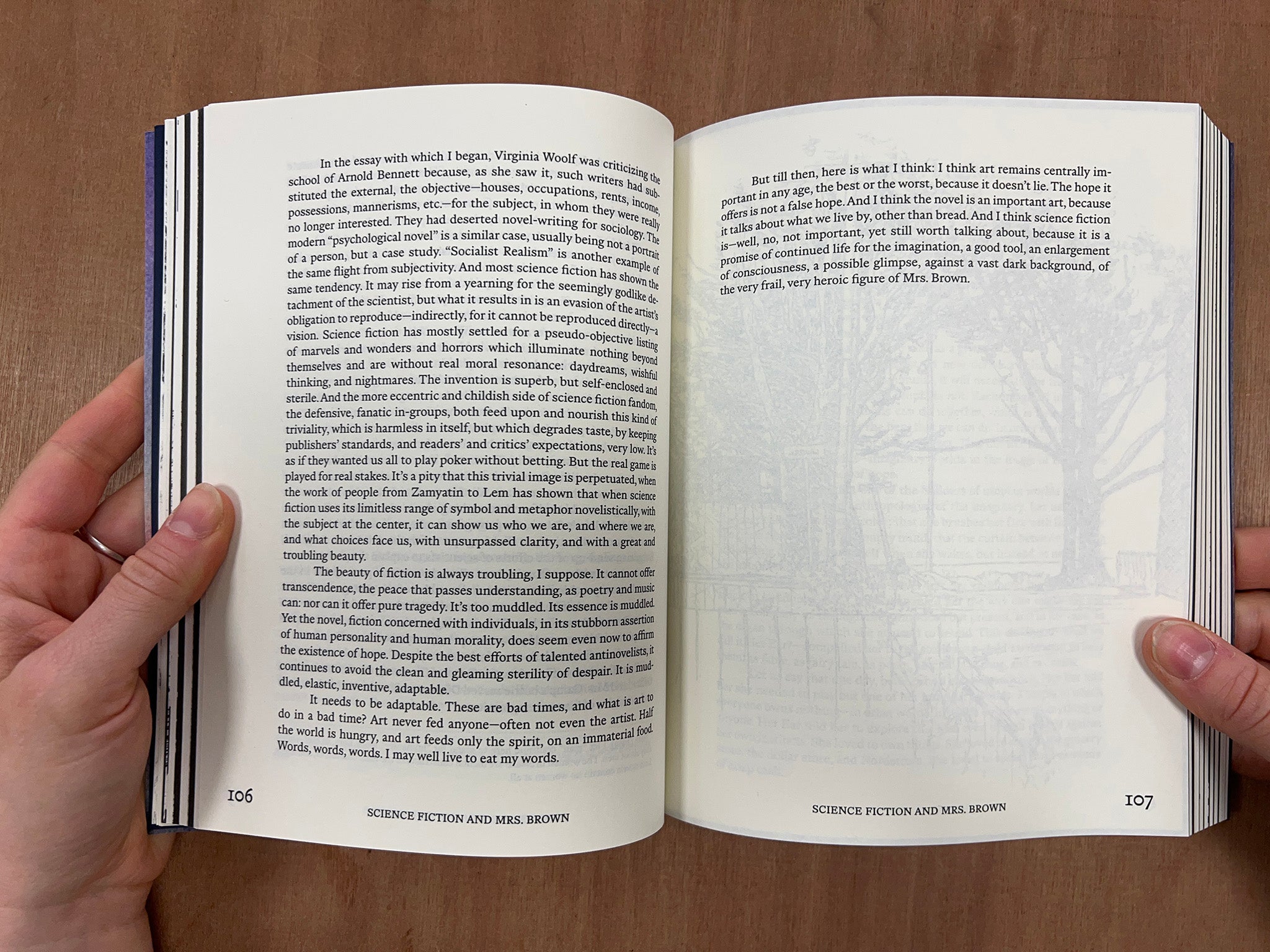 A LARGER REALITY by Ursula K. Le Guin