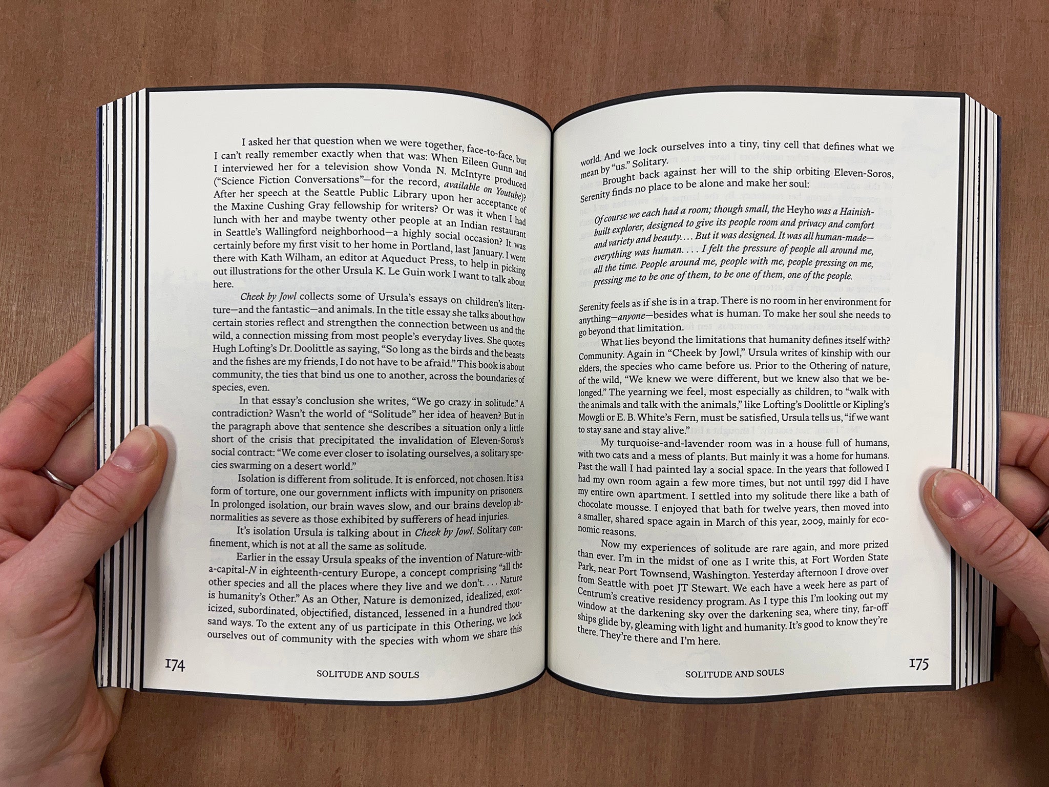 A LARGER REALITY by Ursula K. Le Guin