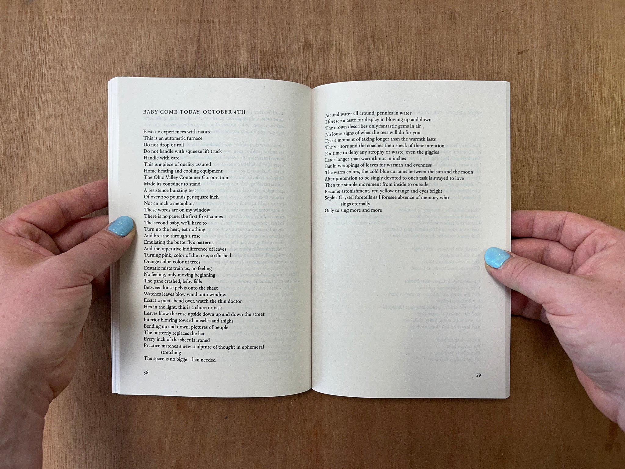 THE GOLDEN BOOK OF WORDS by Bernadette Mayer