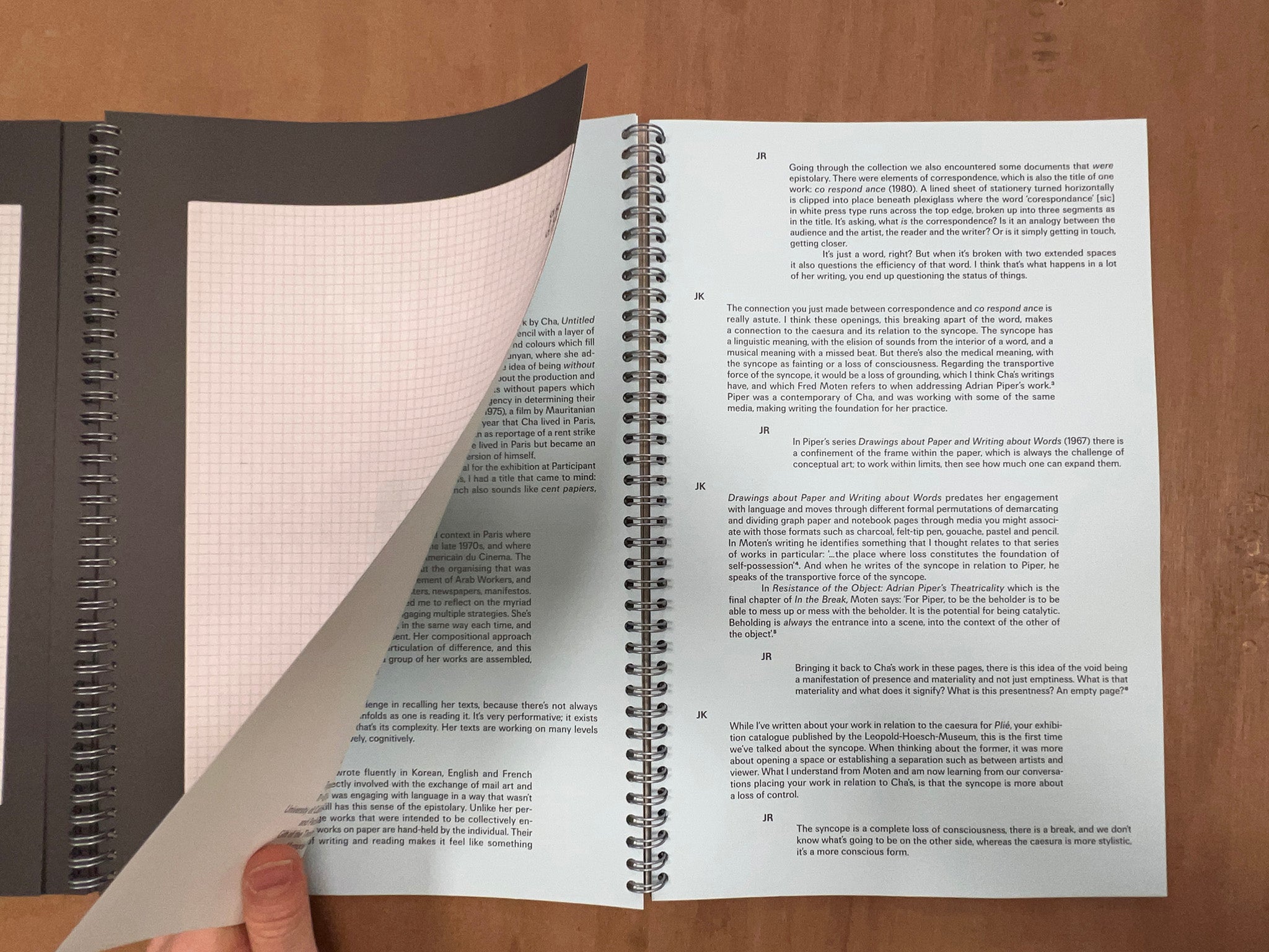 DISTINGUISH THE LIMIT FROM THE EDGE by Theresa Hak Kyung Cha & Jimmy Robert