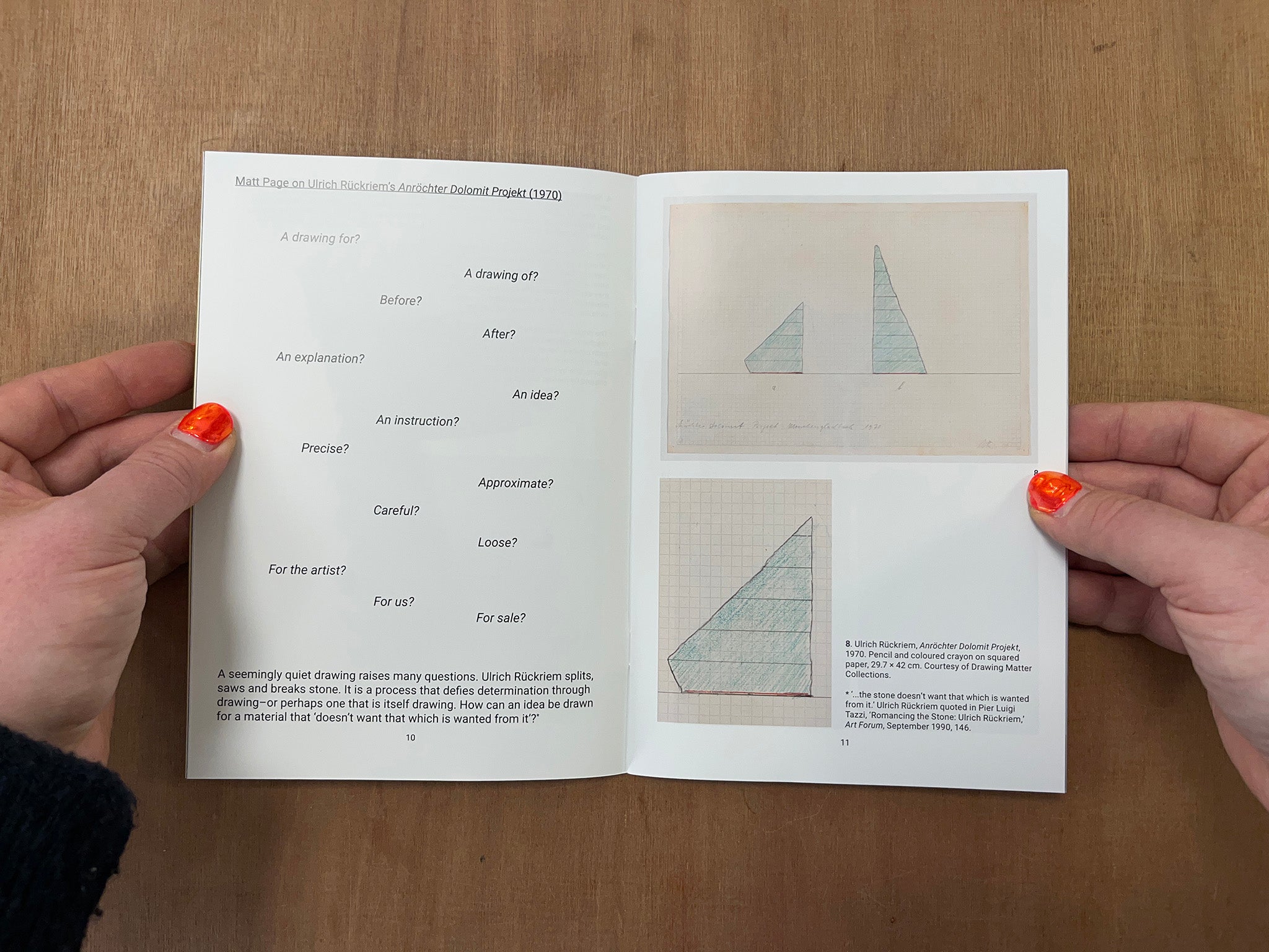 ARTISTS' DRAWINGS – ISSUE #1: DRAWING SCULPTURE by Matt Page (Ed.)