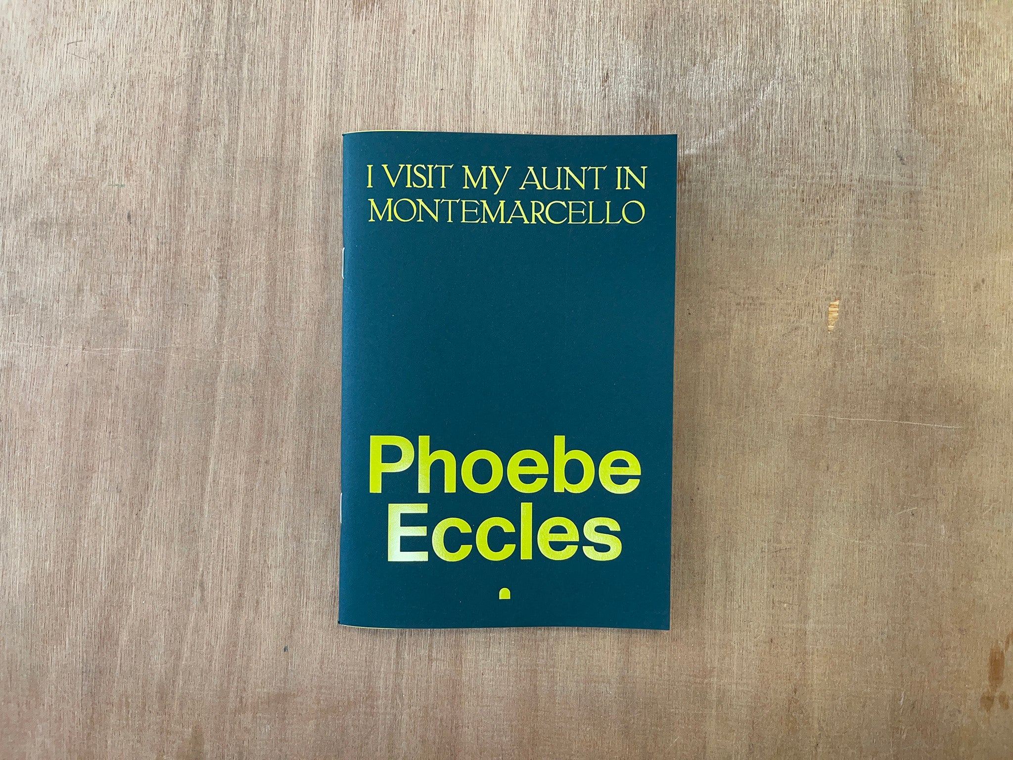 I VISIT MY AUNT IN MONTEMARCELLO by Phoebe Eccles