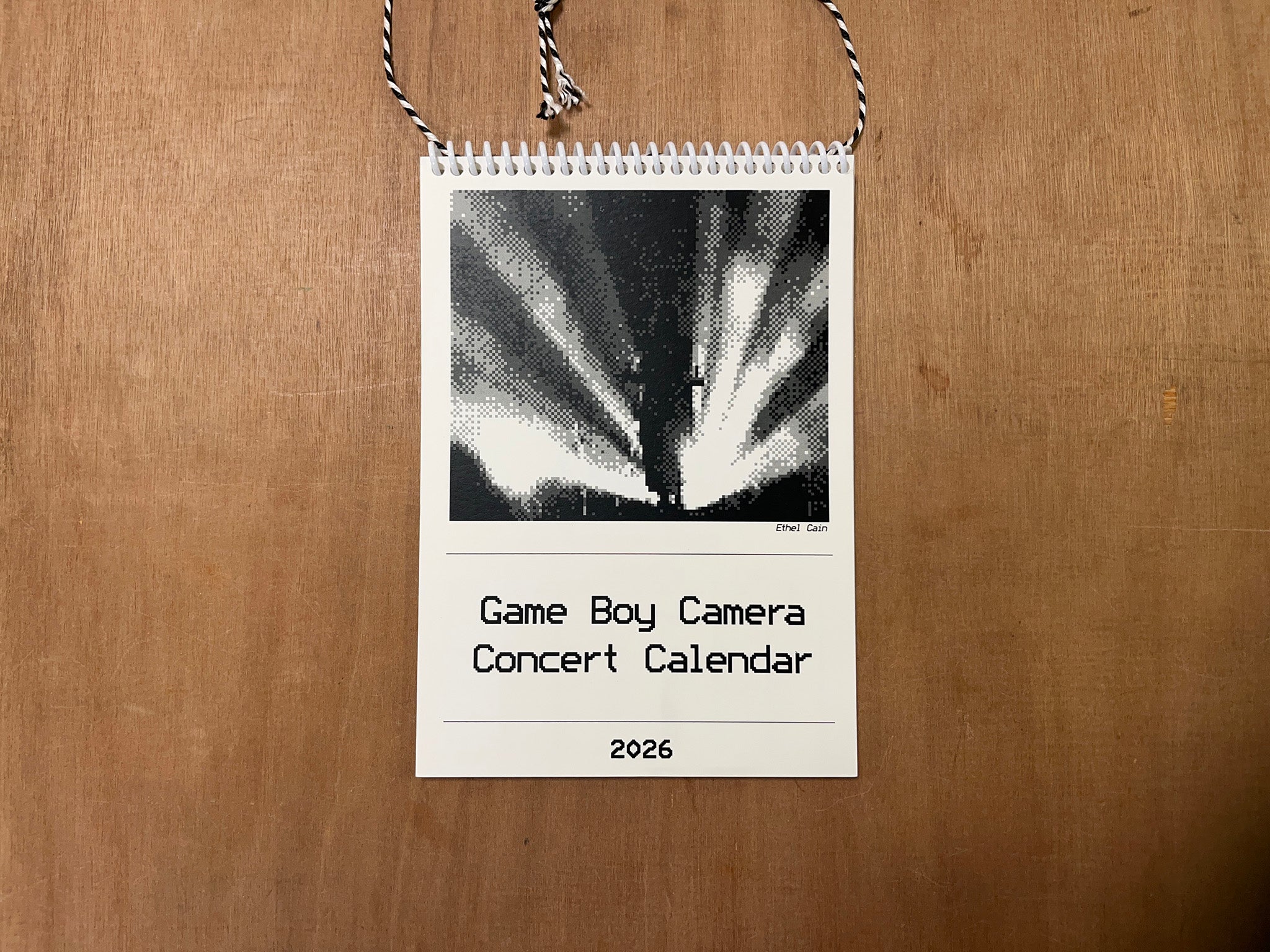 GAME BOY CAMERA CONCERT CALENDAR by Kestrel McKenzie