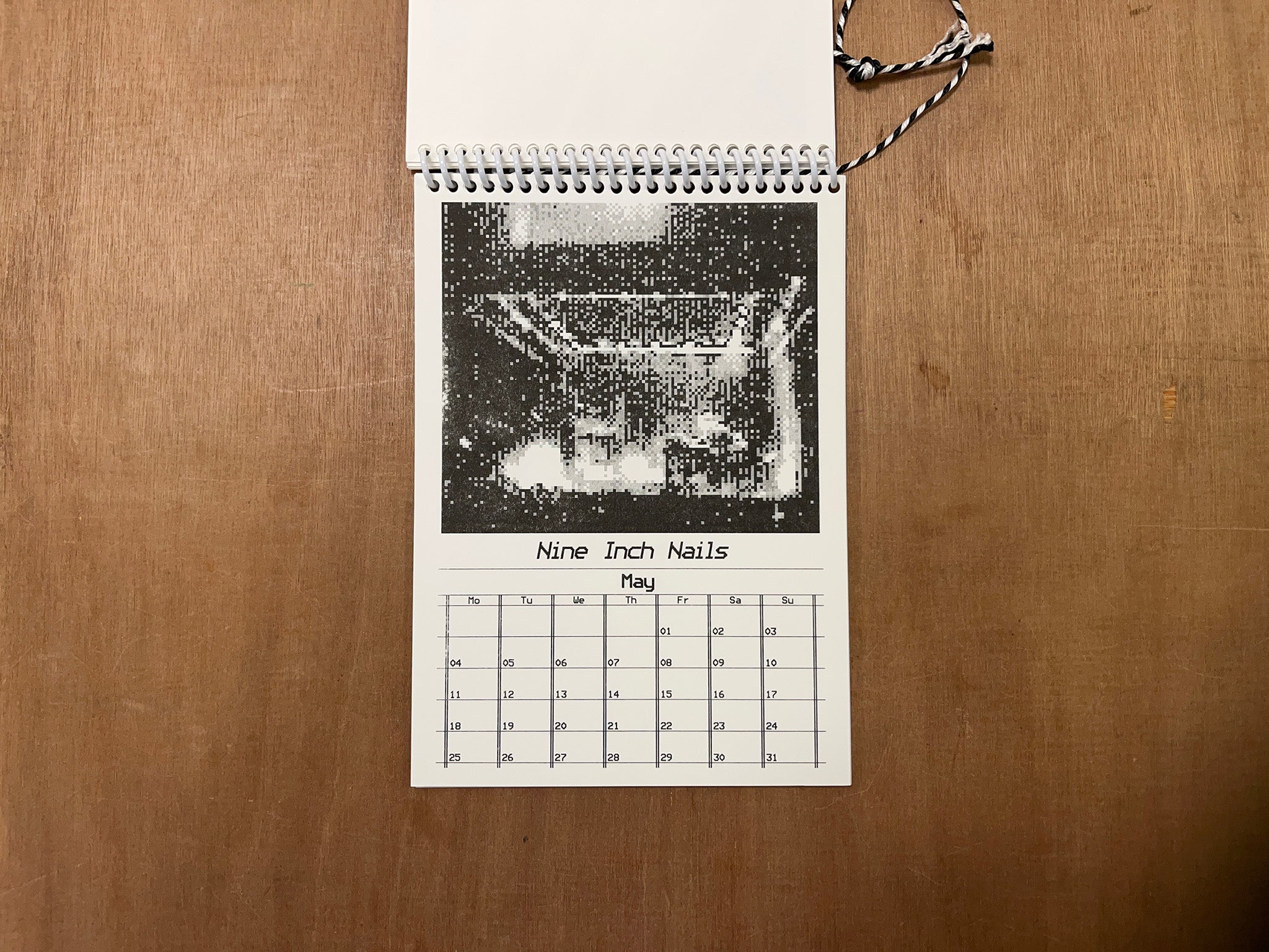 GAME BOY CAMERA CONCERT CALENDAR by Kestrel McKenzie