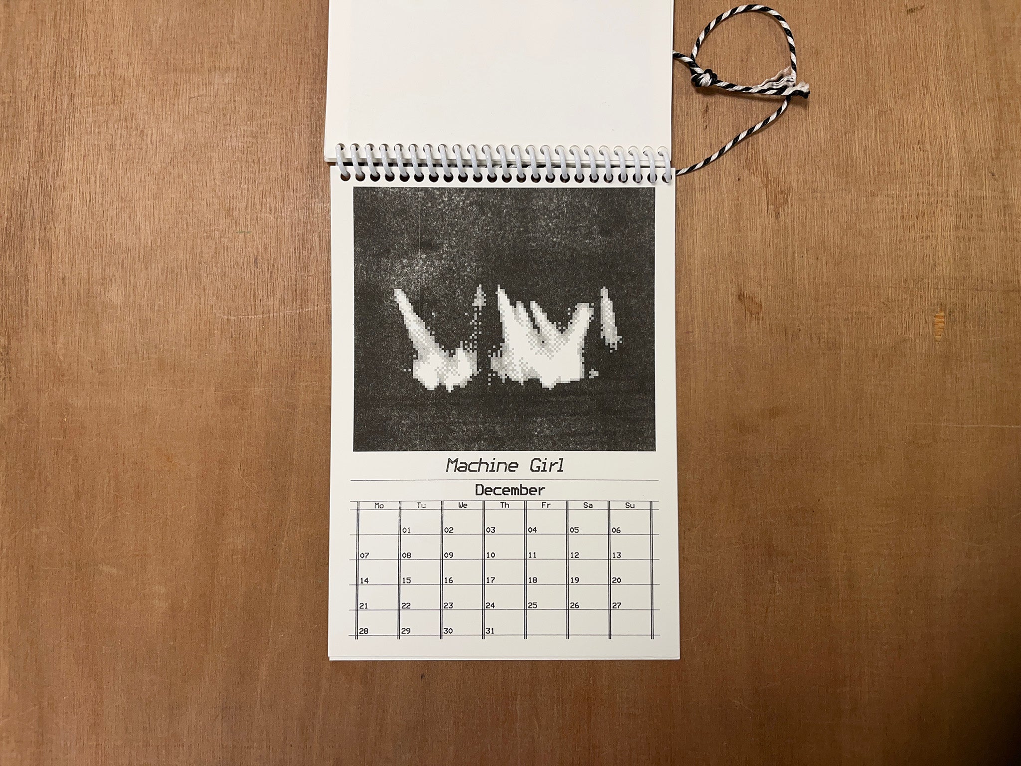 GAME BOY CAMERA CONCERT CALENDAR by Kestrel McKenzie