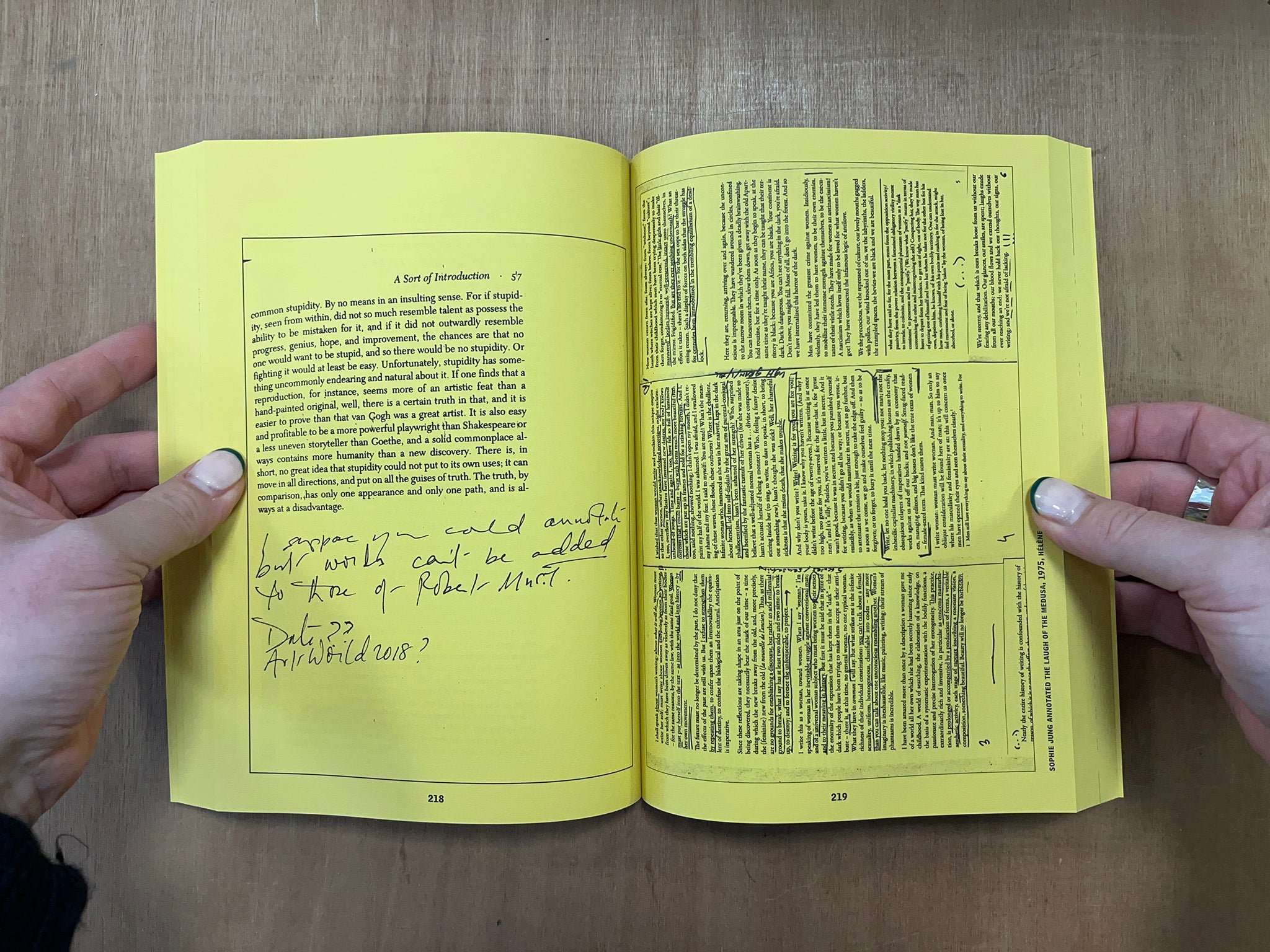 THE ANNOTATED READER Edited by Ryan Gander & Jonathan P. Watts