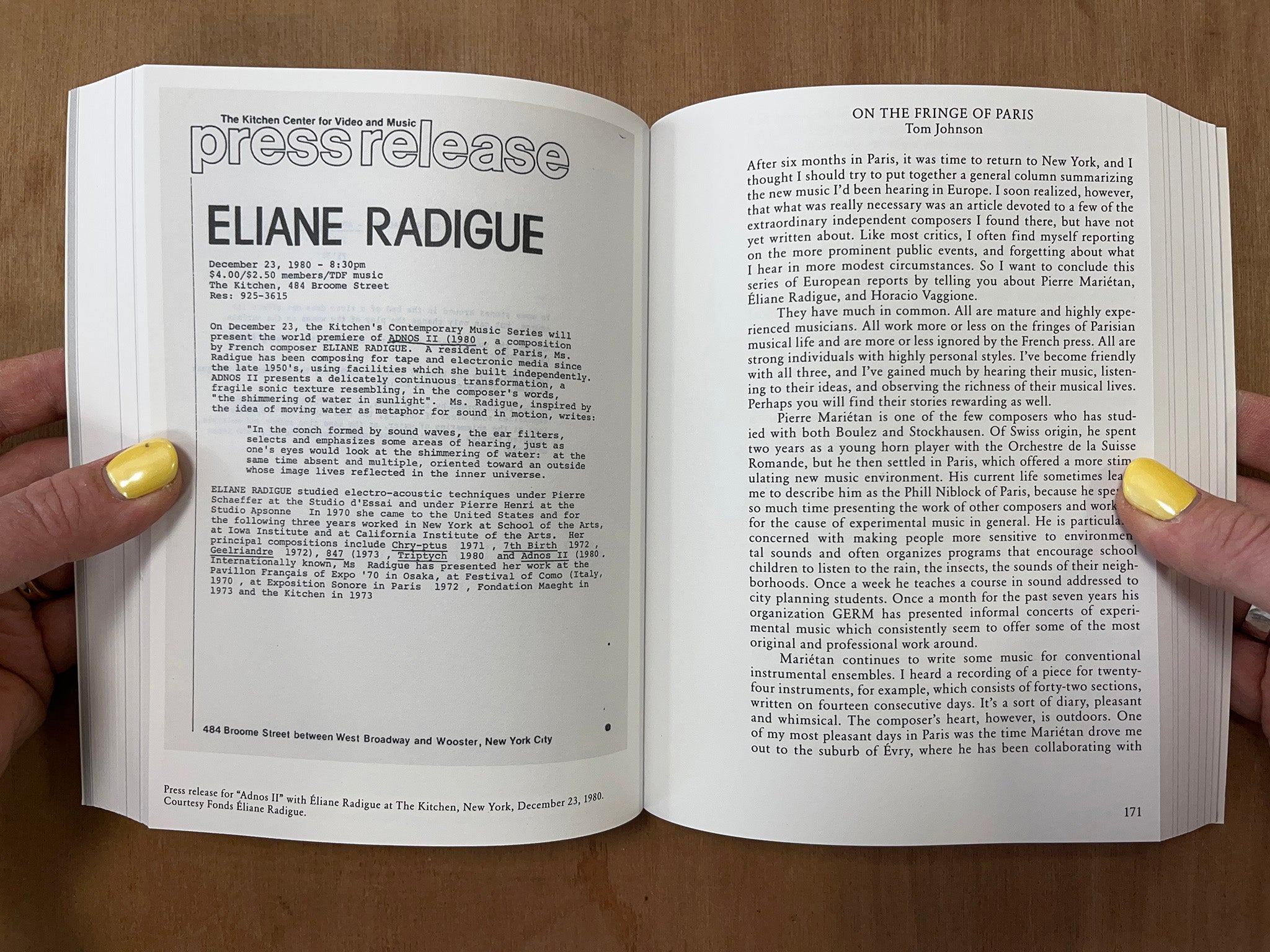 BLANK FORMS 10: ÉLIANE RADIGUE: ALIEN ROOTS