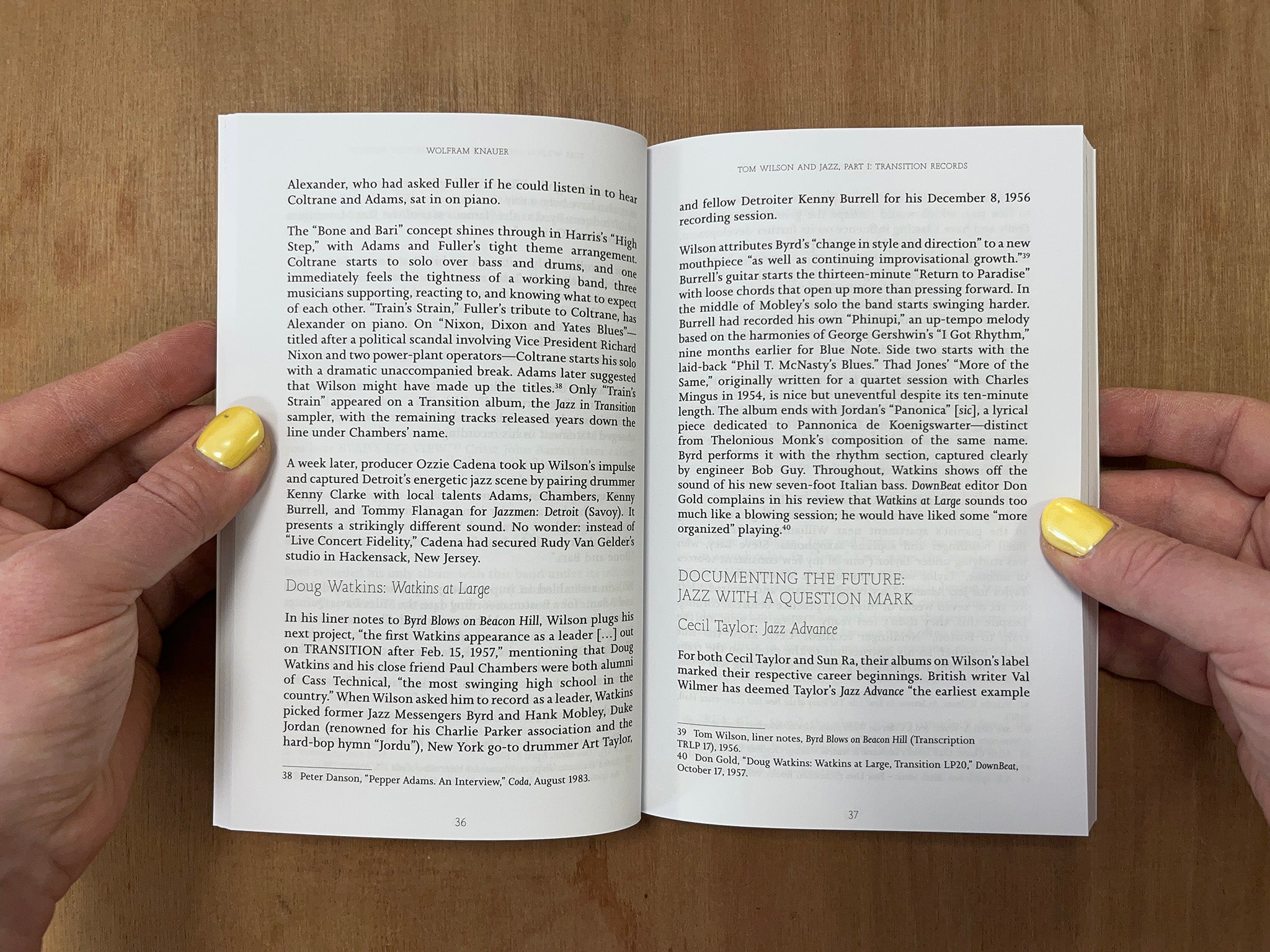 EVERYBODY’S HEAD IS OPEN TO SOUND: WRITINGS ON TOM WILSON by Anaïs Ngbanzo (Ed.)