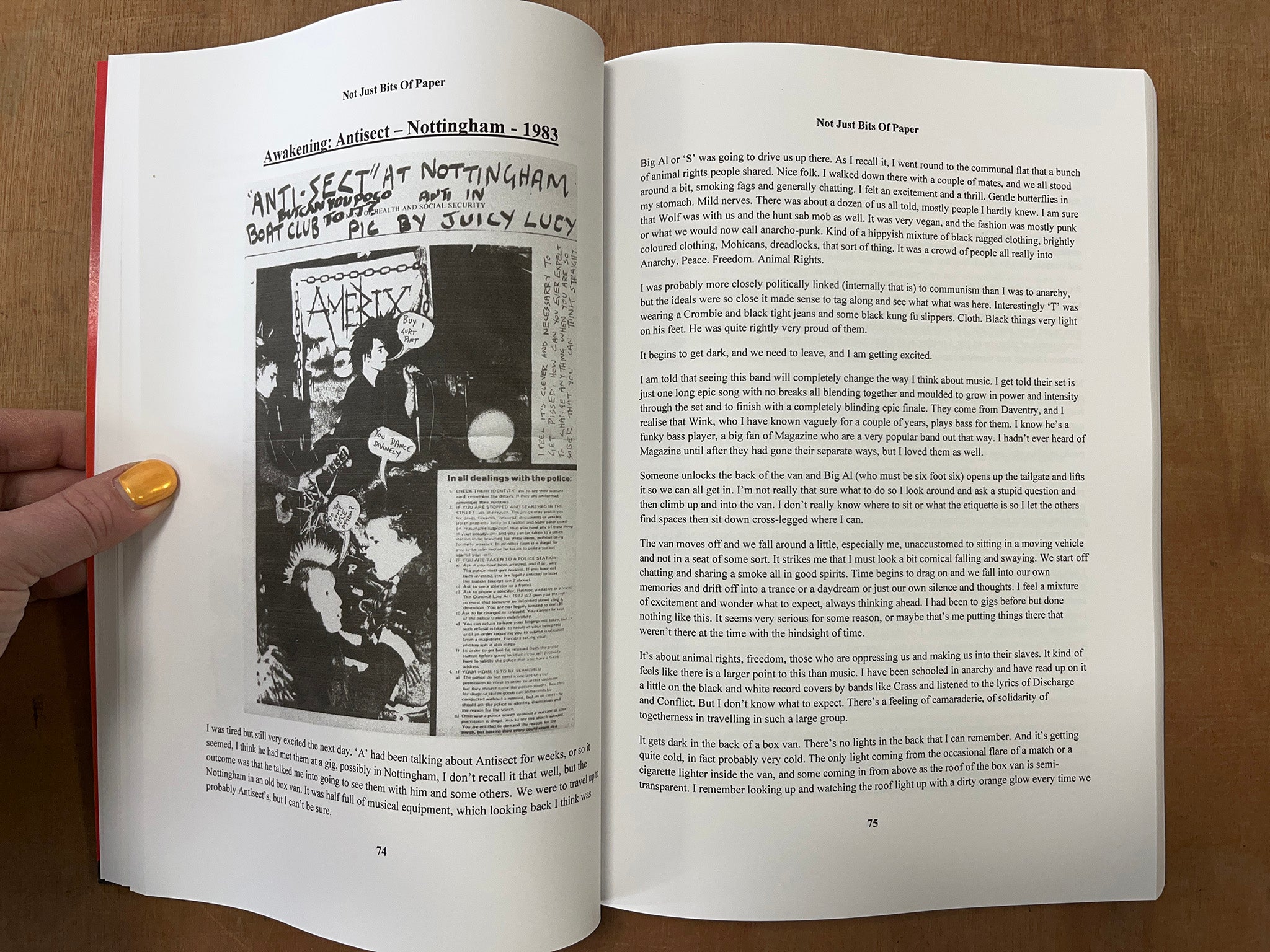 NOT JUST BITS OF PAPER by Mickey Penguin & Greg Bull (Eds.)