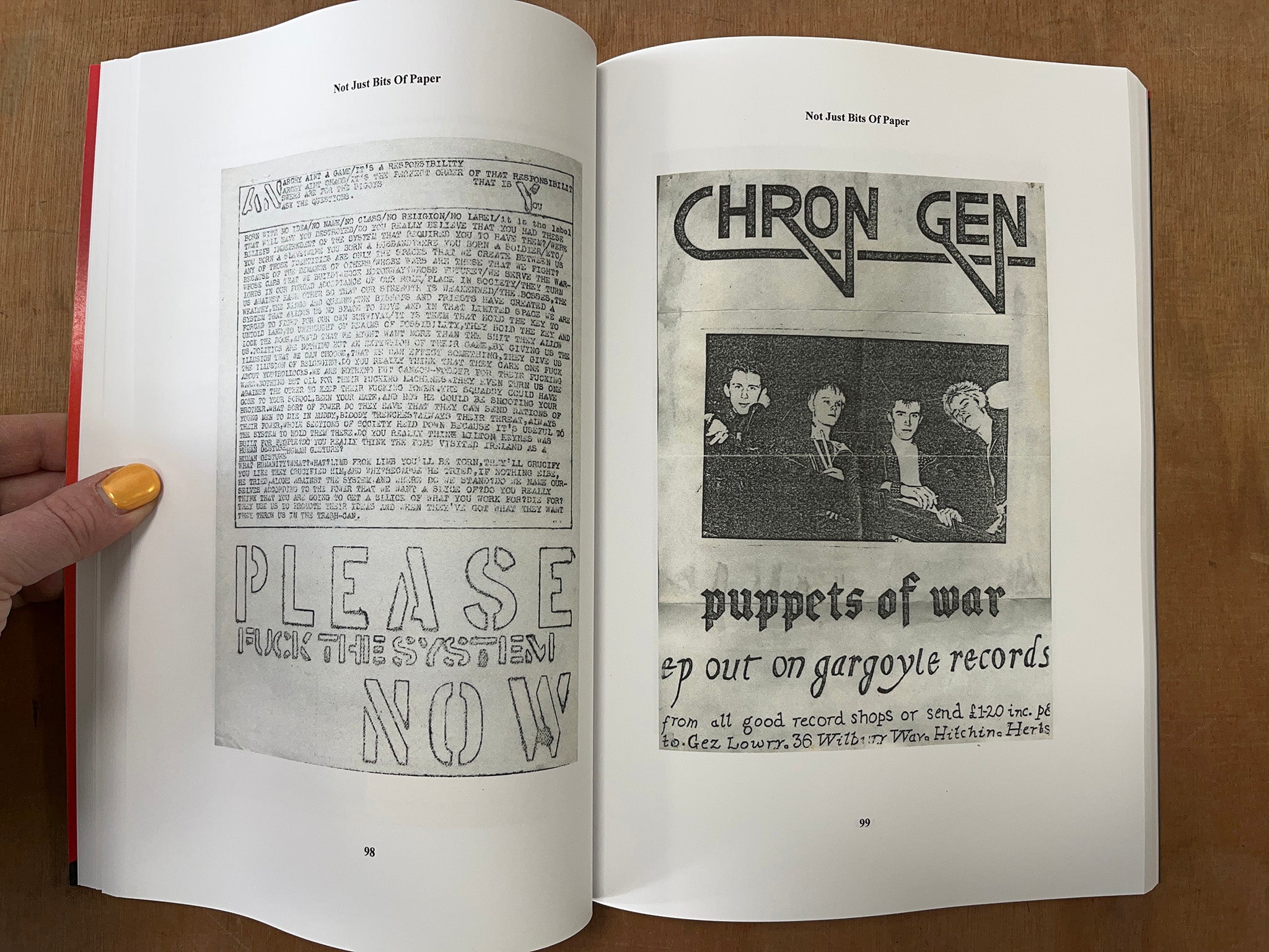 NOT JUST BITS OF PAPER by Mickey Penguin & Greg Bull (Eds.)