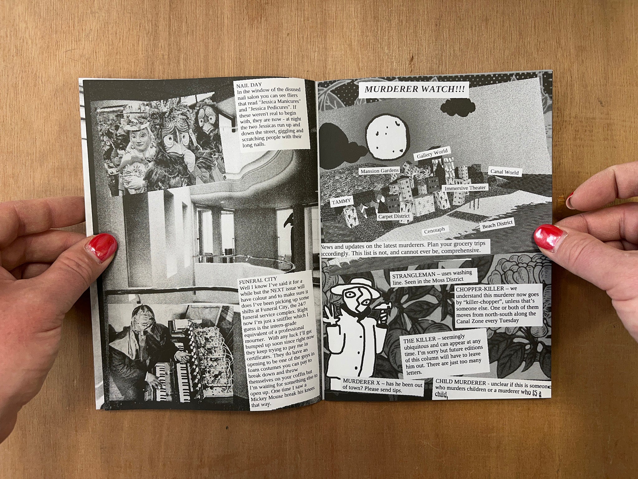 STRANGE TOWN SERIES ZINE by thecatamites