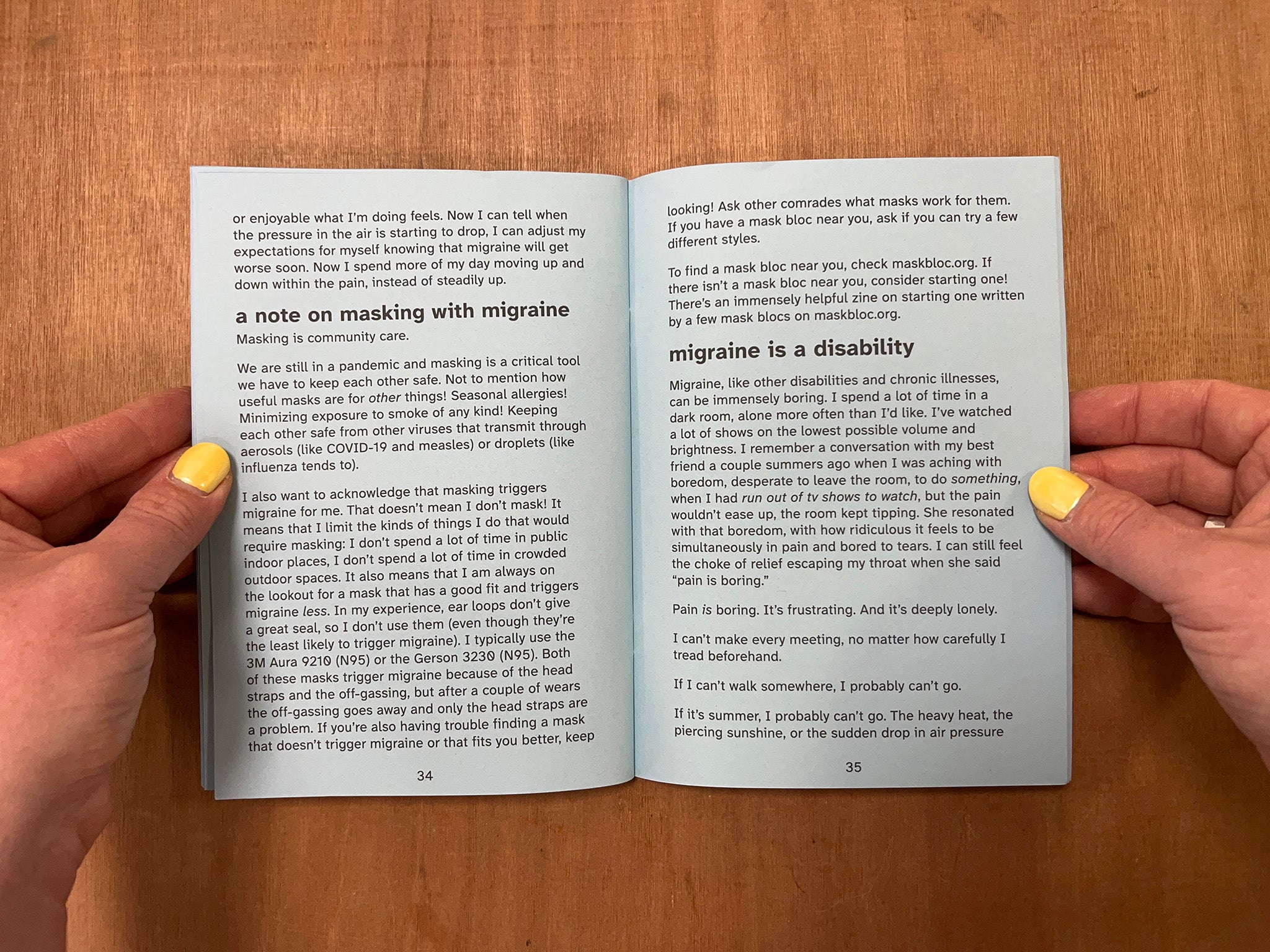 IN THE GRAINE: MIGRAINE, ABLEISM, CARE by reed floarea